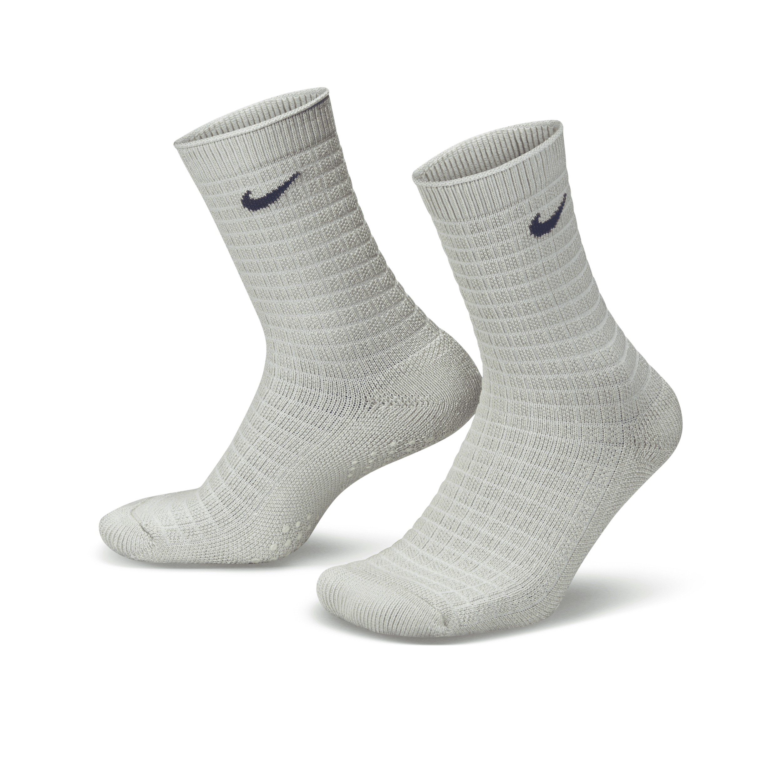 Nike Unisex Dri-fit Everyday House Crew Socks (1 Pair) In Grey