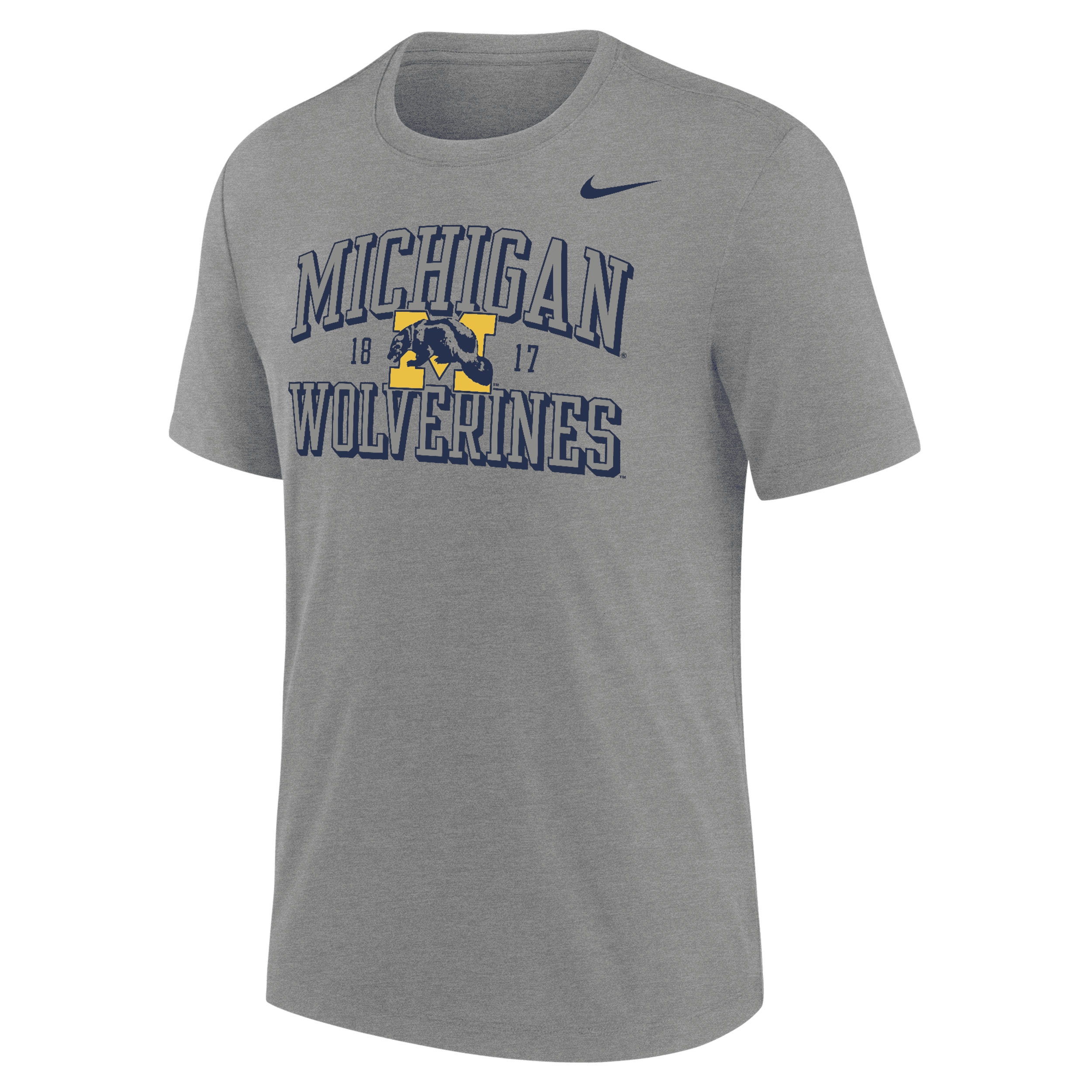 Shop Nike Michigan  Men's College T-shirt In Grey
