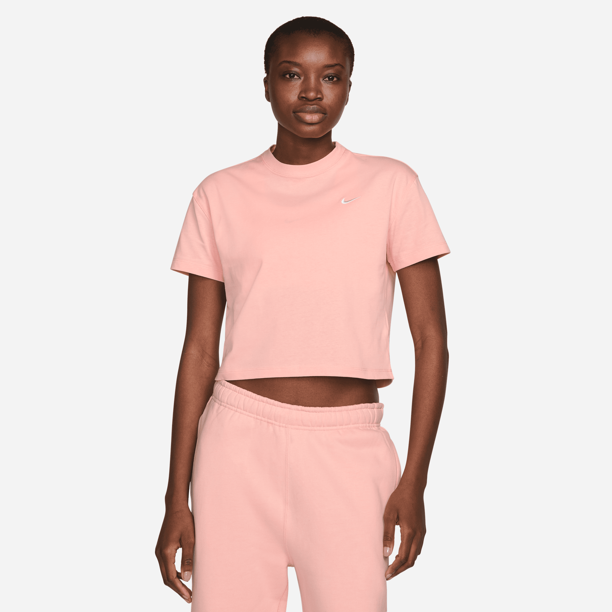 Nike Women's Solo Swoosh T-shirt In Pink