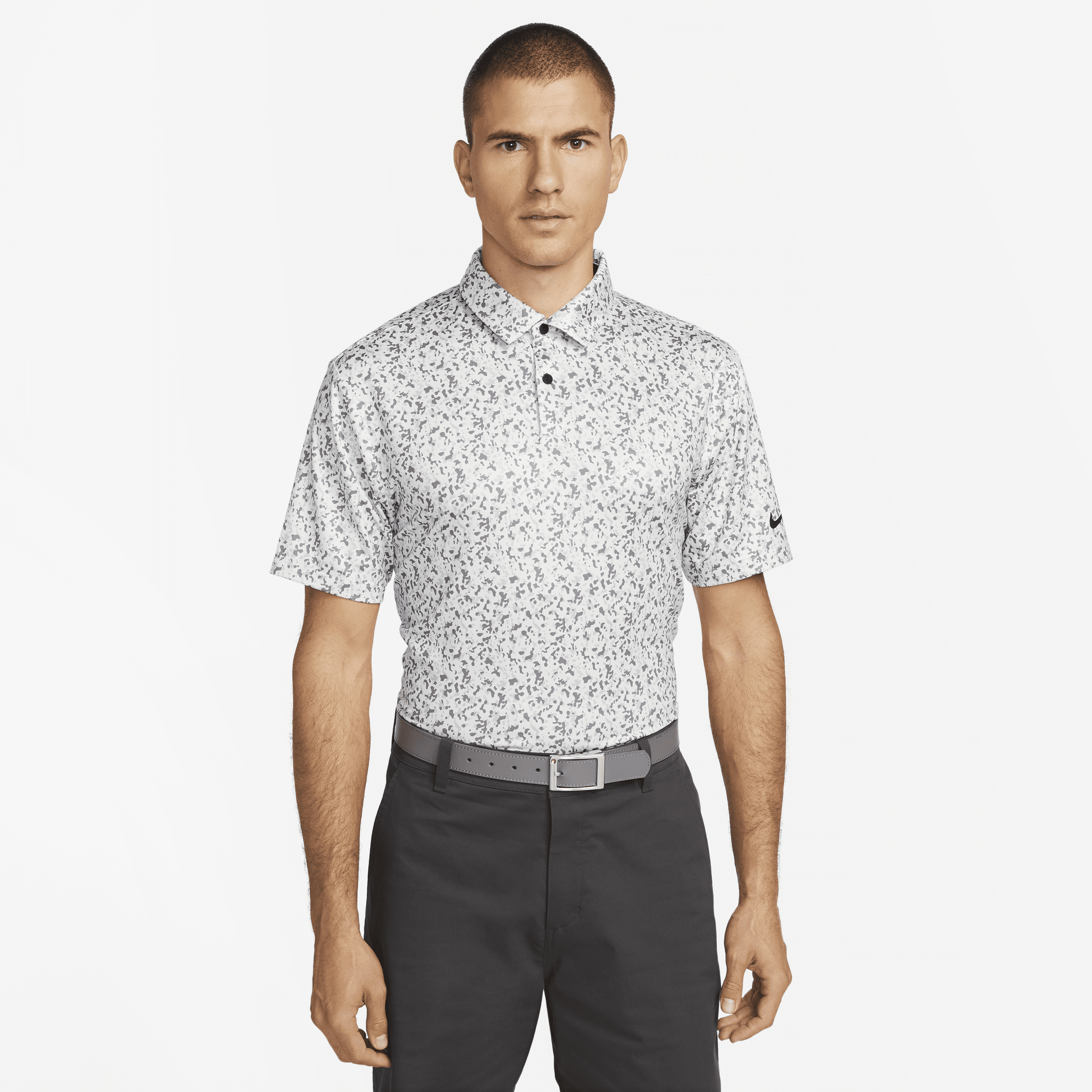 NIKE MEN'S DRI-FIT TOUR CAMO GOLF POLO,1009142254