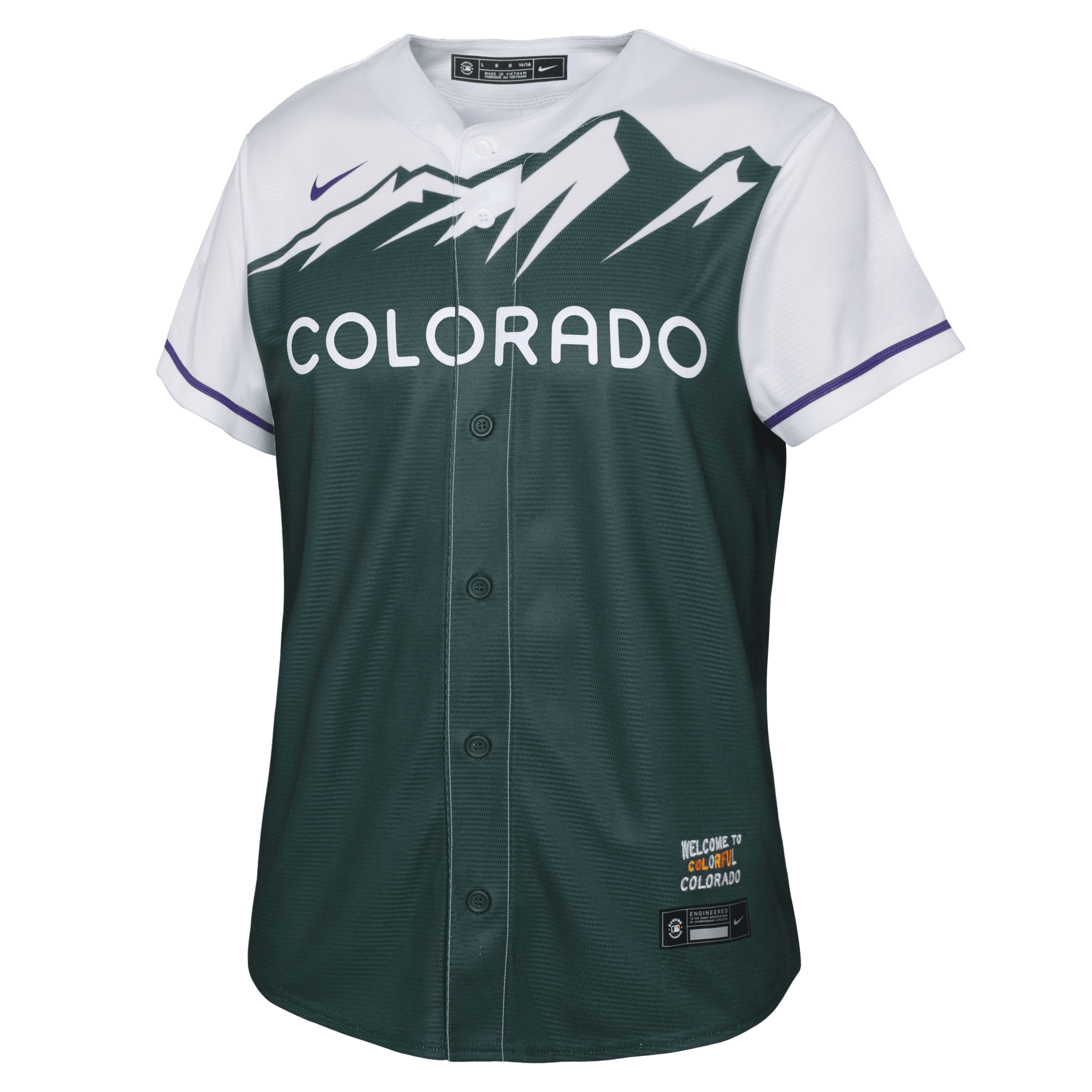 Shop Nike Colorado Rockies City Connect Big Kids'  Mlb Replica Jersey In White