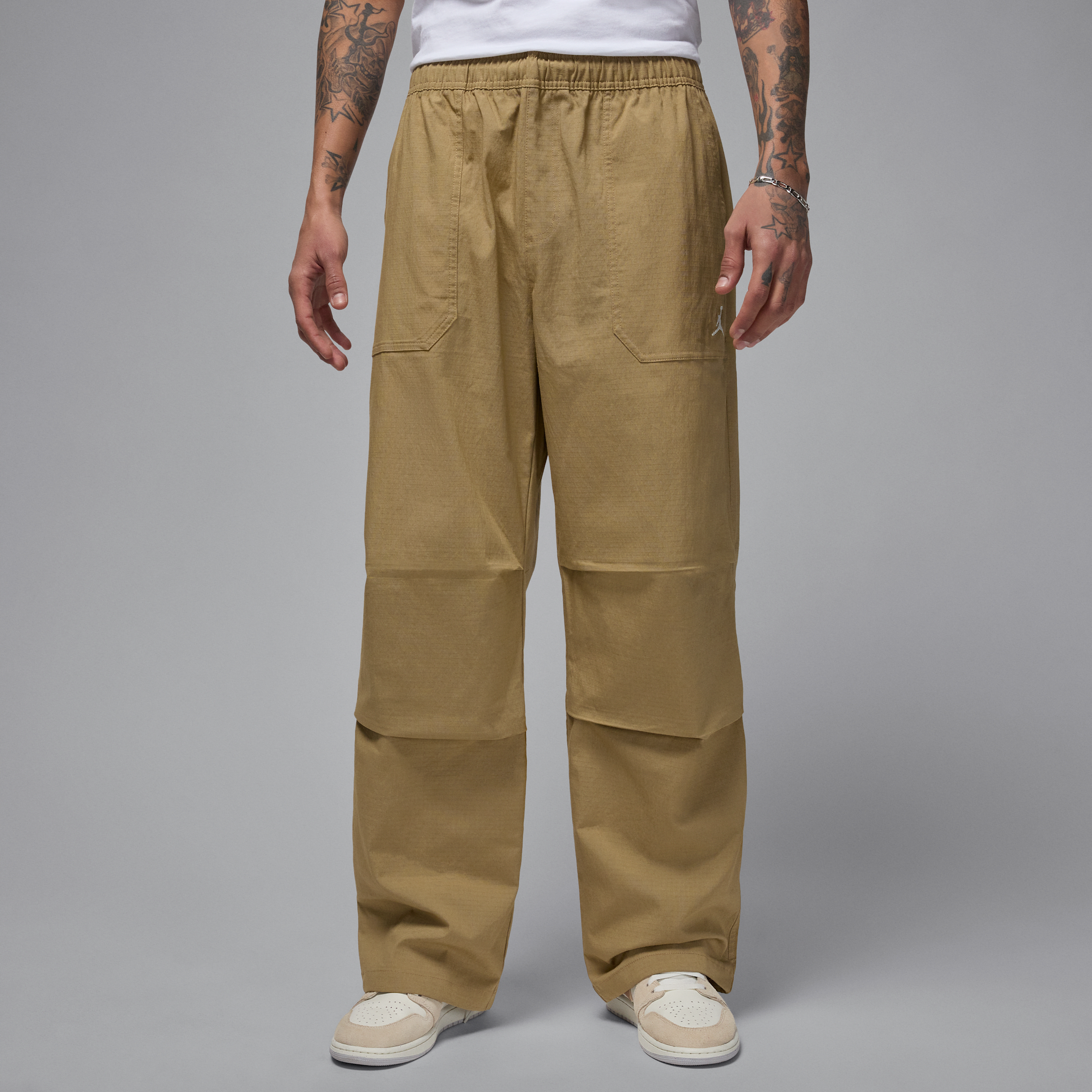Shop Jordan Men's Mvp Woven Pants In Brown