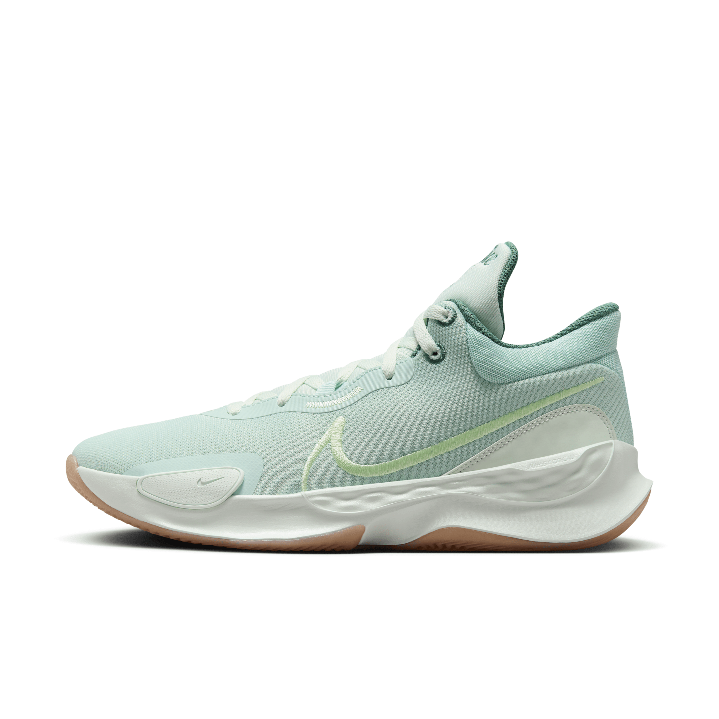 Shop Nike Men's Elevate 3 Basketball Shoes In Green