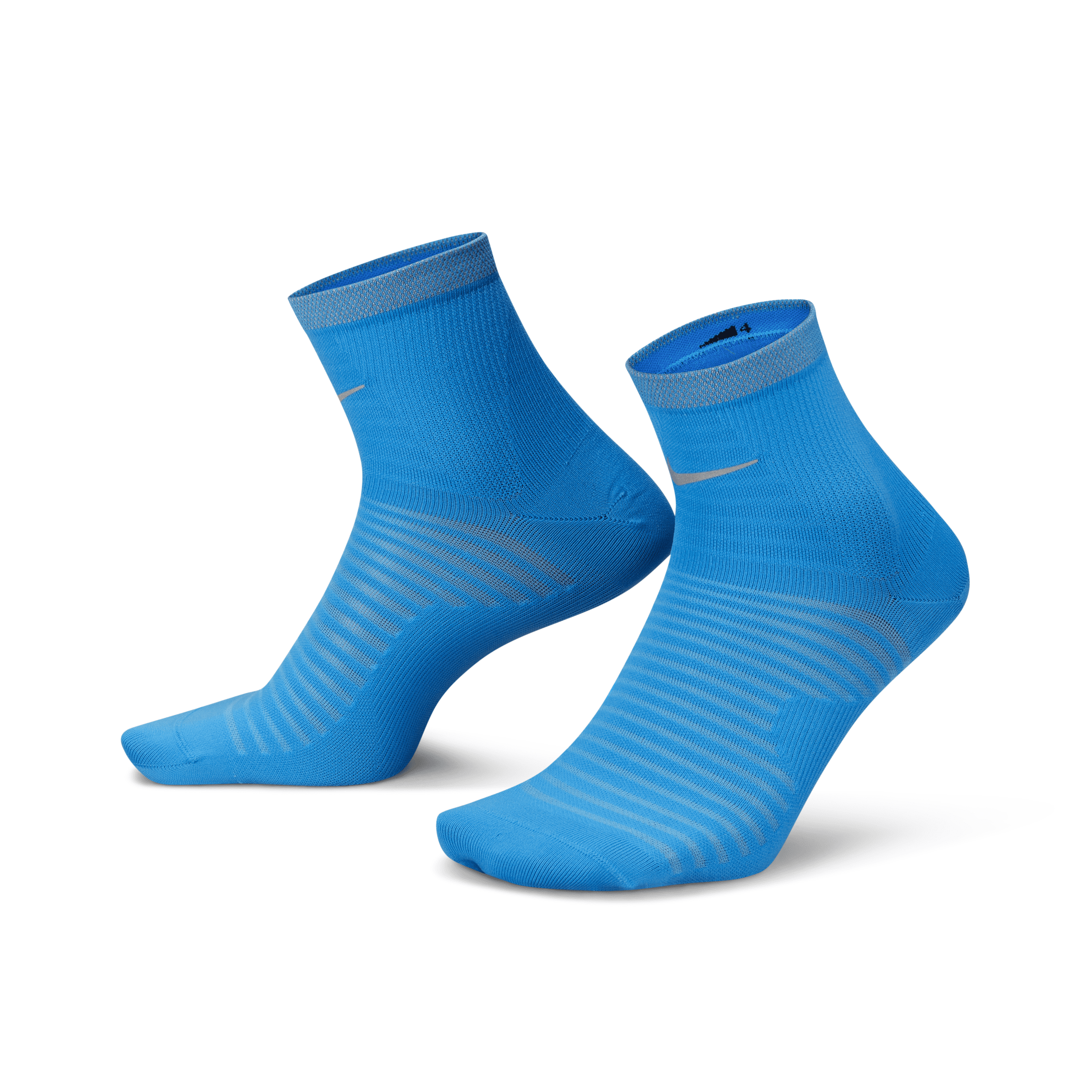 Nike Unisex Spark Lightweight Running Ankle Socks In Blue
