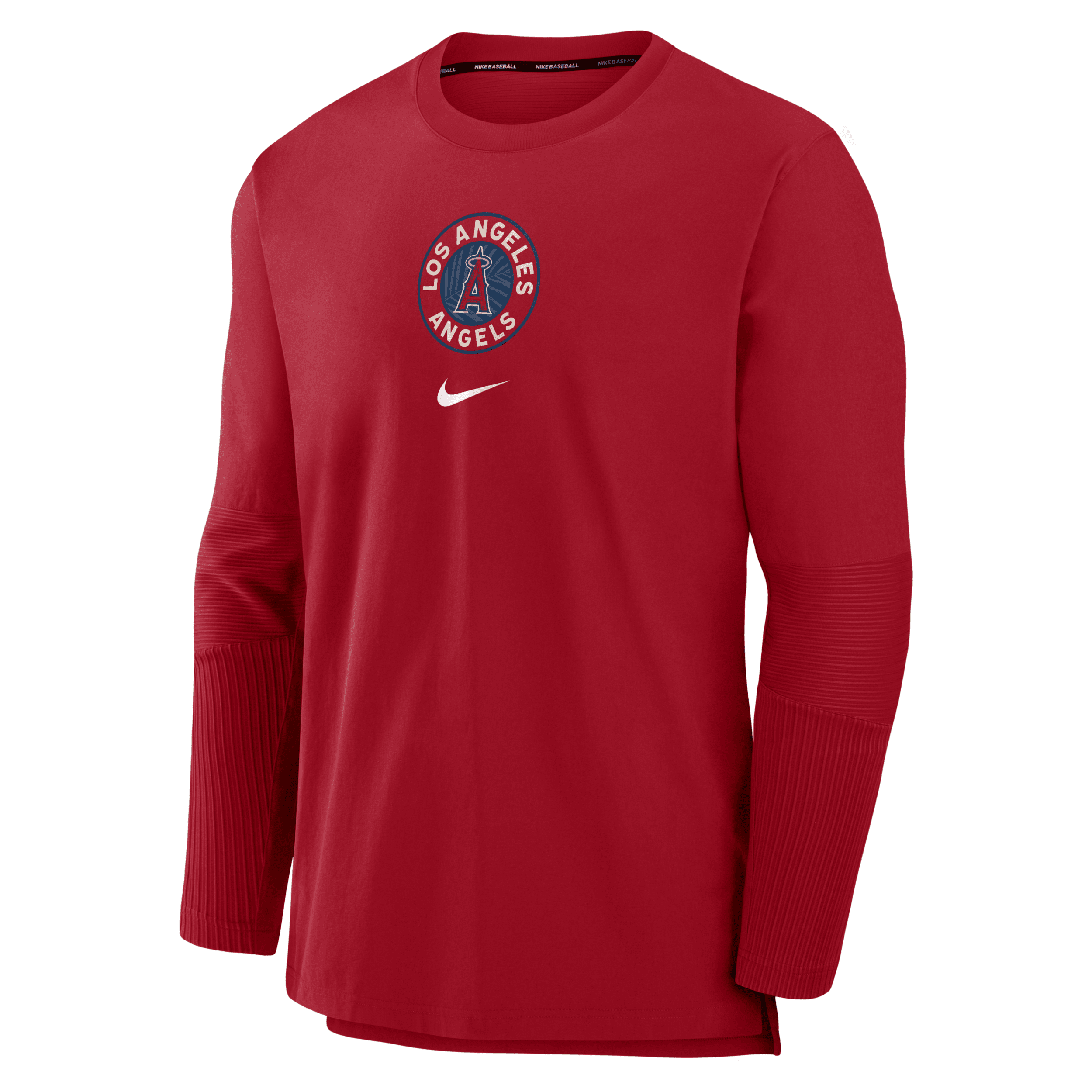 Shop Nike Los Angeles Angels Authentic Collection City Connect Player  Men's Dri-fit Mlb Pullover Jacket In Red