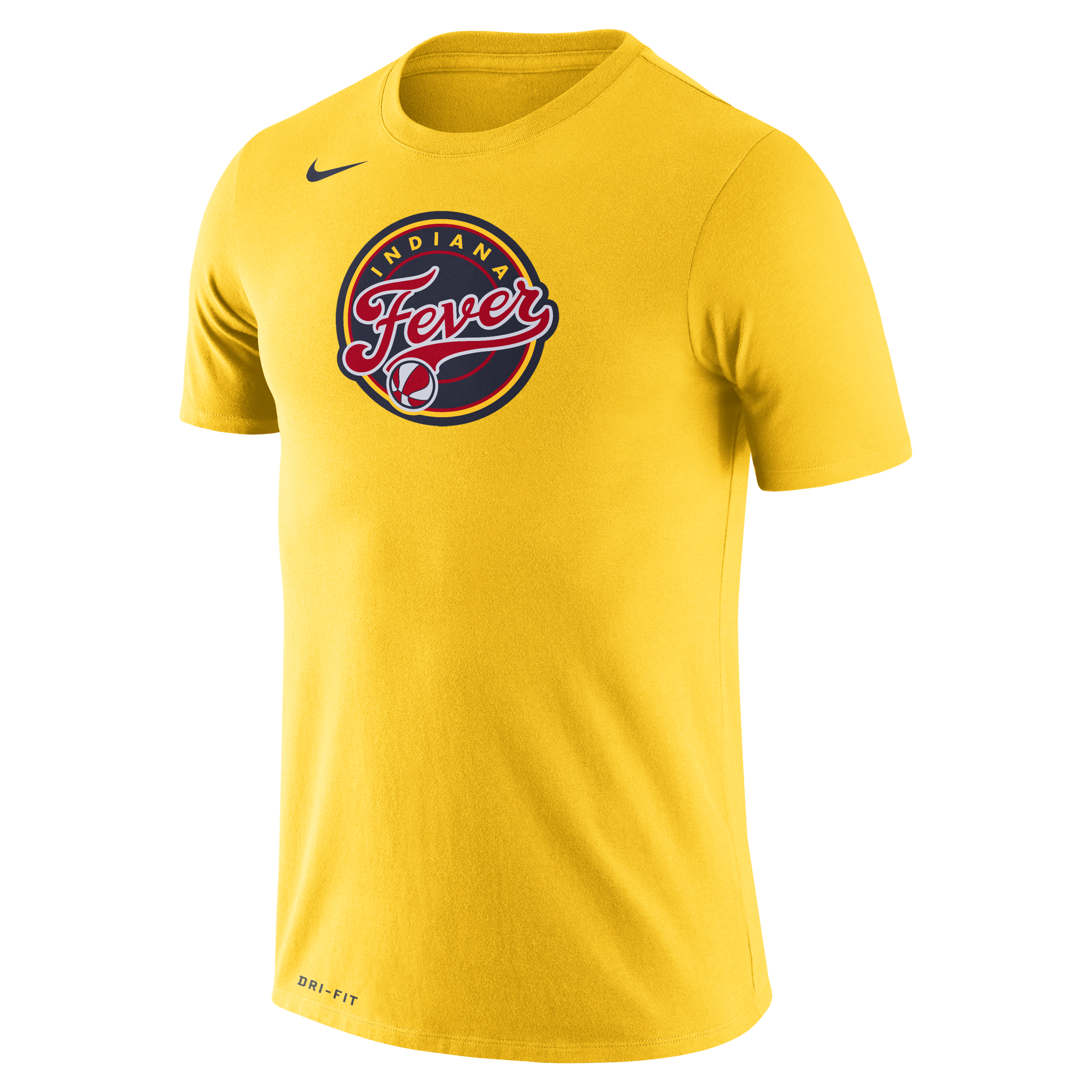 Shop Nike Indiana Fever Logo  Men's Dri-fit Wnba T-shirt In Yellow