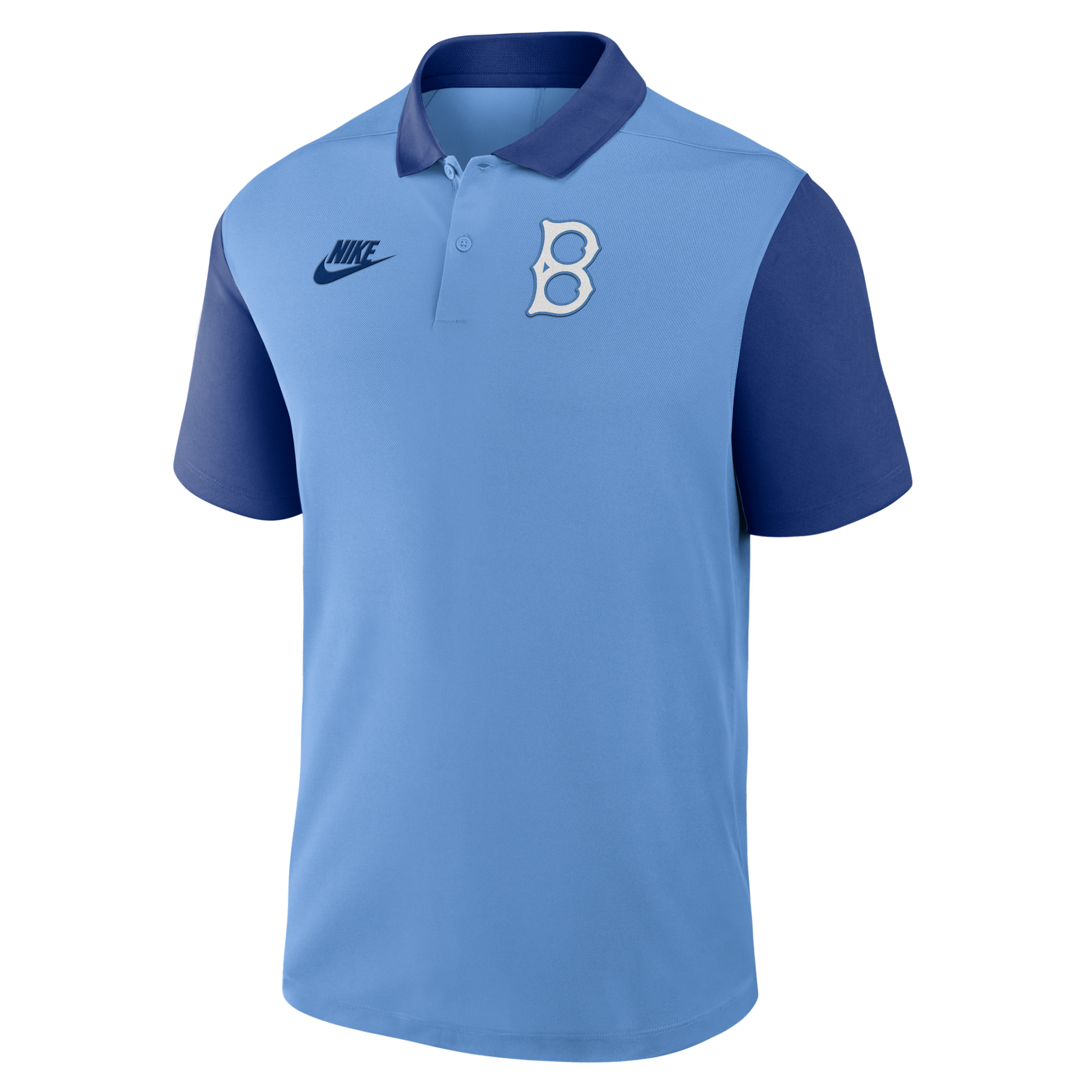 Nike Brooklyn Dodgers Cooperstown Victory  Men's Dri-fit Mlb Polo In Blue