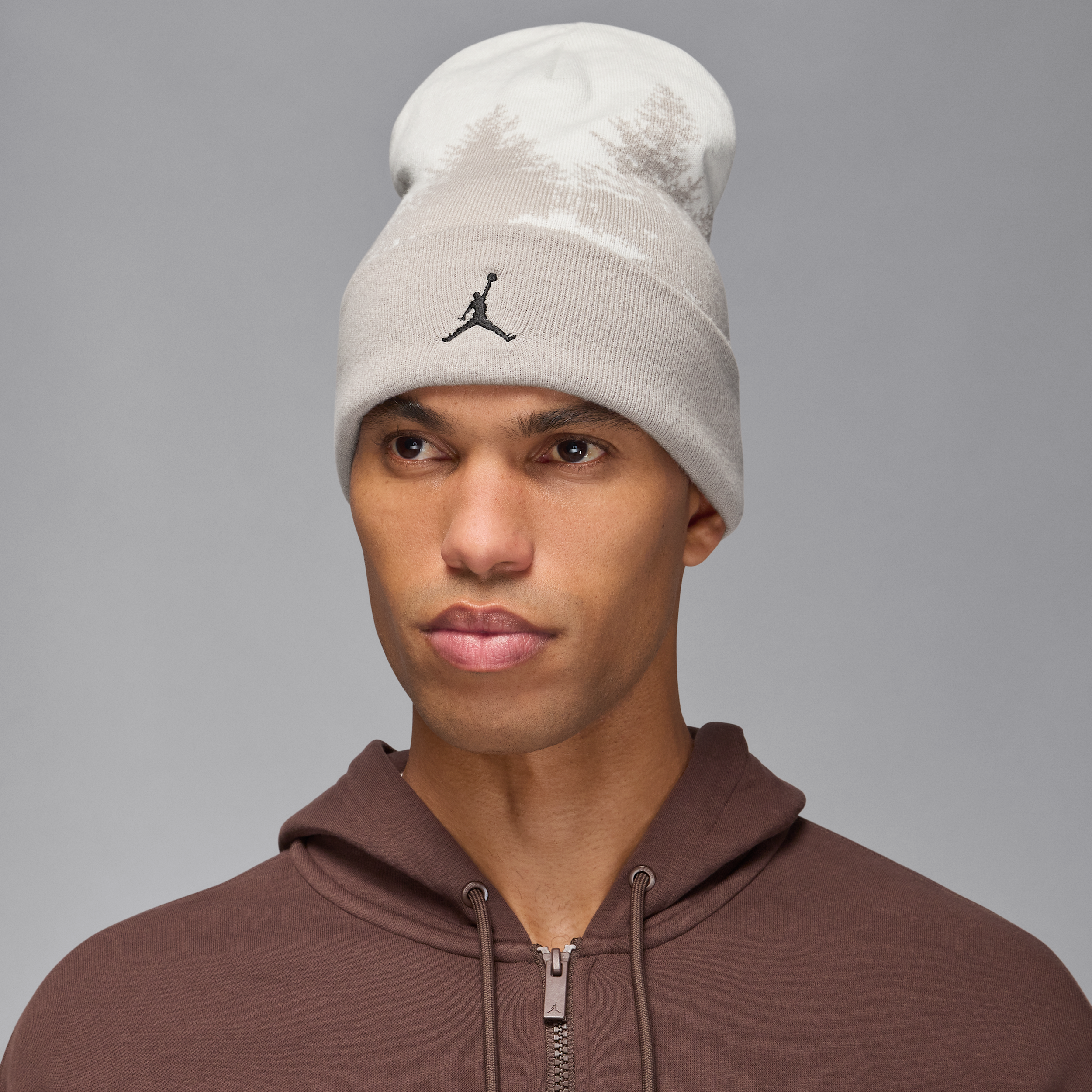 Jordan Peak Beanie In Neutral