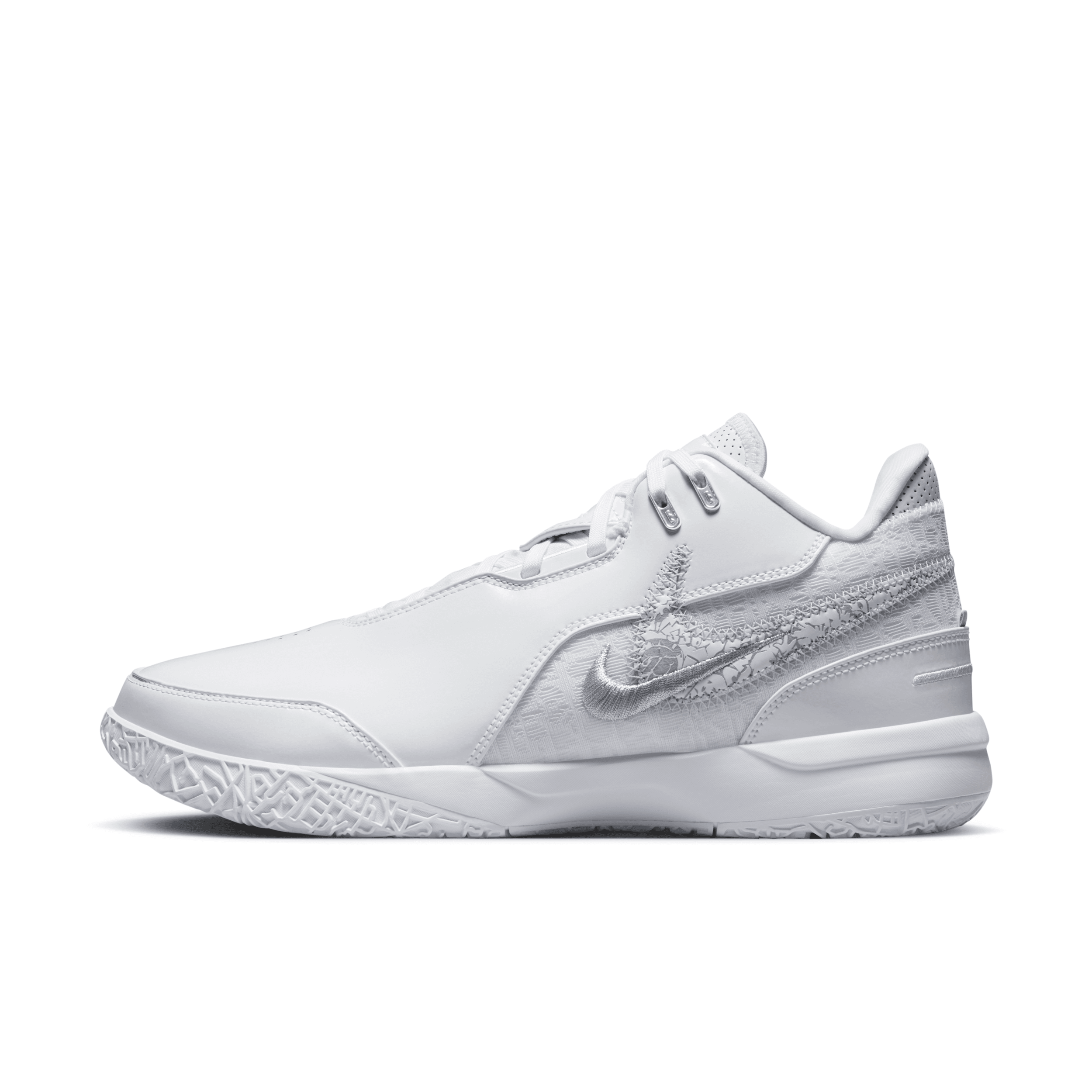 Shop Nike Men's Lebron Nxxt Gen Ampd Basketball Shoes In White