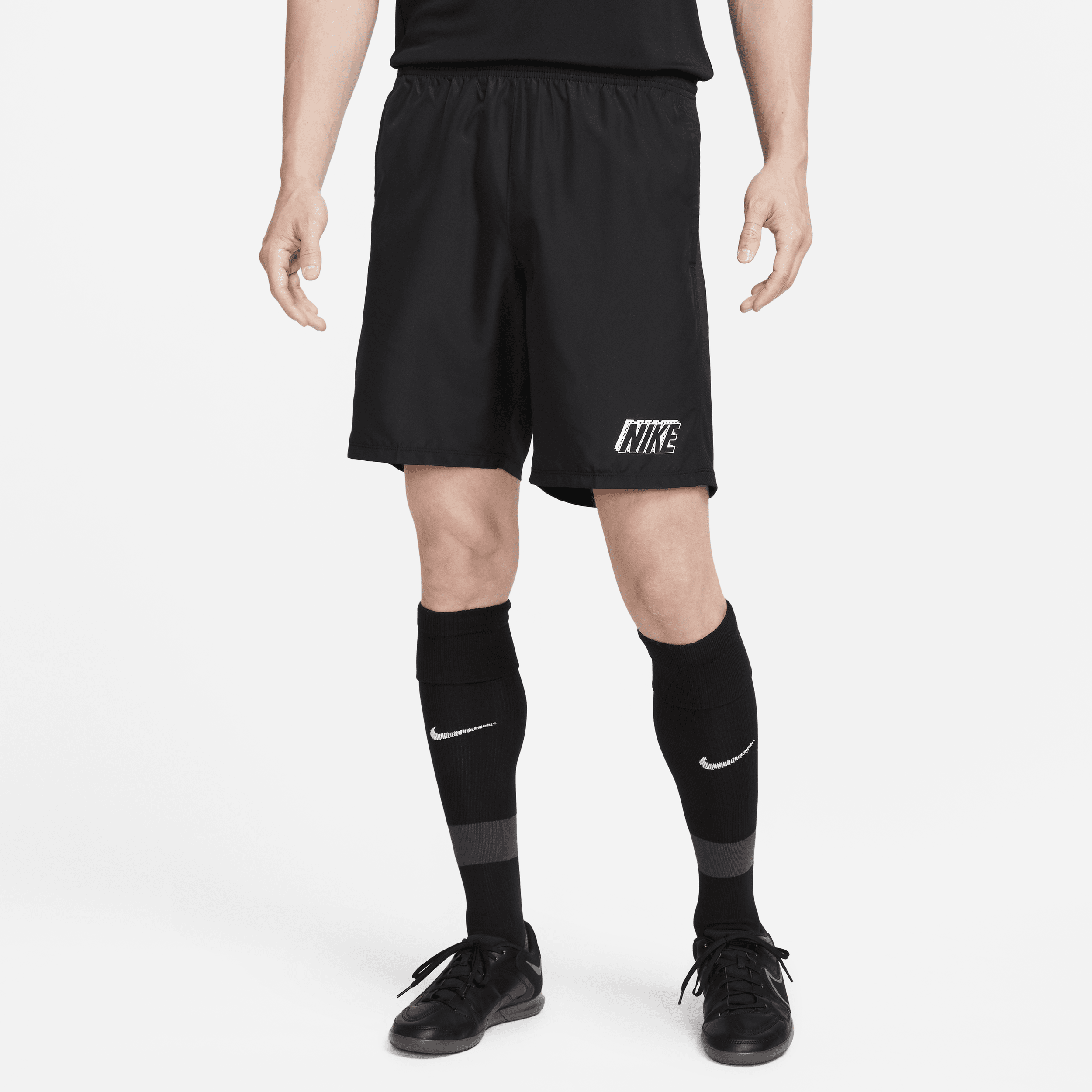 Shop Nike Men's Academy Dri-fit Soccer Shorts In Black