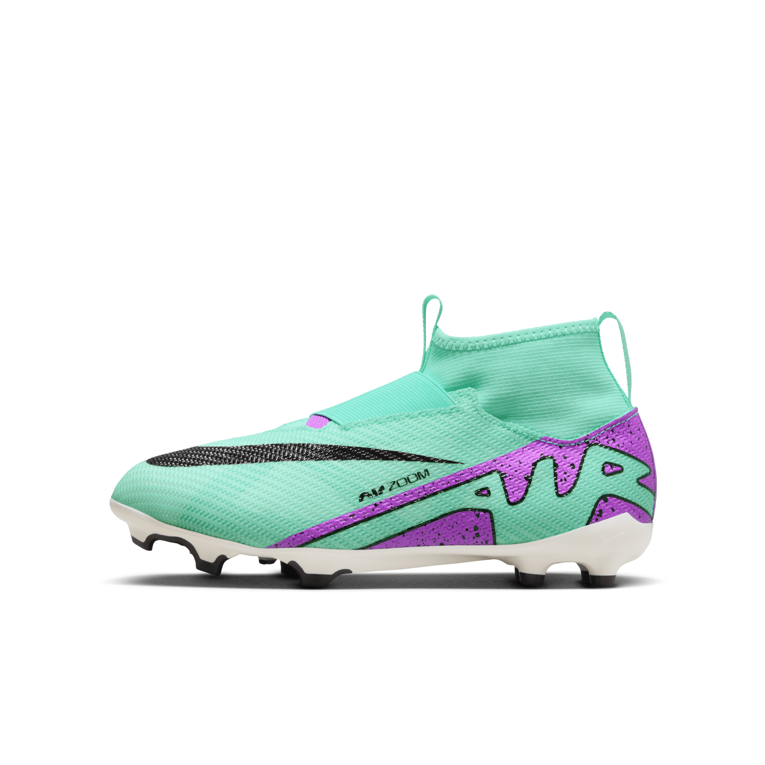 Nike Jr. Mercurial Superfly 9 Pro Little/big Kids' Firm-ground High-top Soccer Cleats In Green