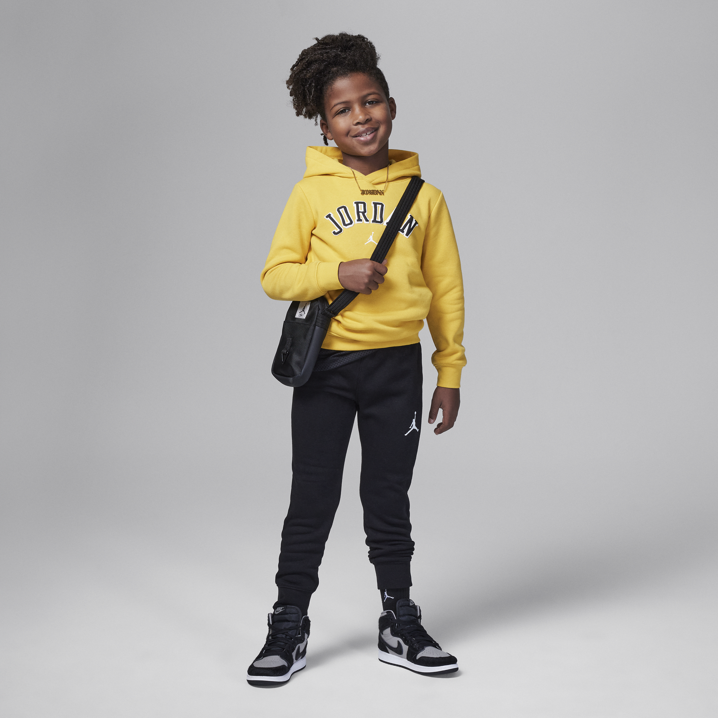 Jordan Little Kids' 2-piece Hoodie Set In Yellow