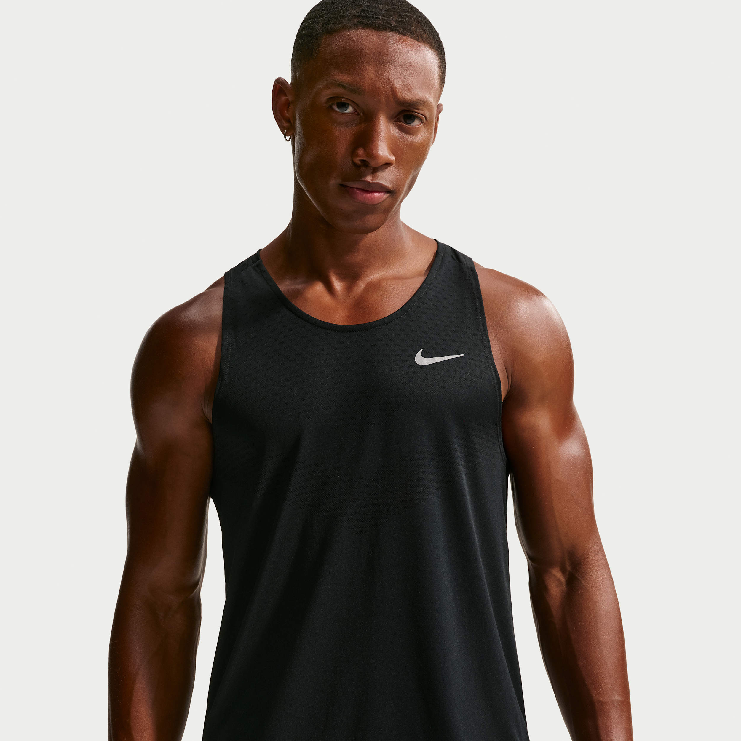 Nike Men's Stride Dri-FIT ADV Running Tank Top in Black | HV5210-010