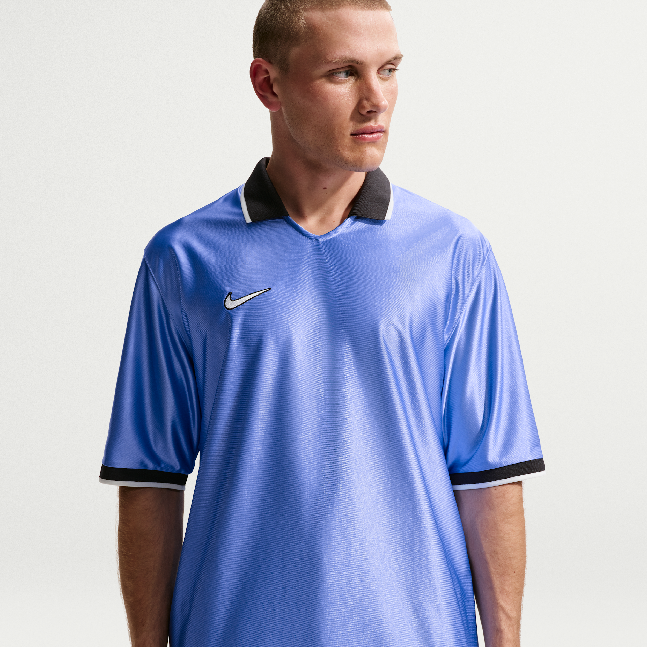 Nike Men's Energy Dri-FIT Short-Sleeve Soccer Top in Blue | IF1534-494