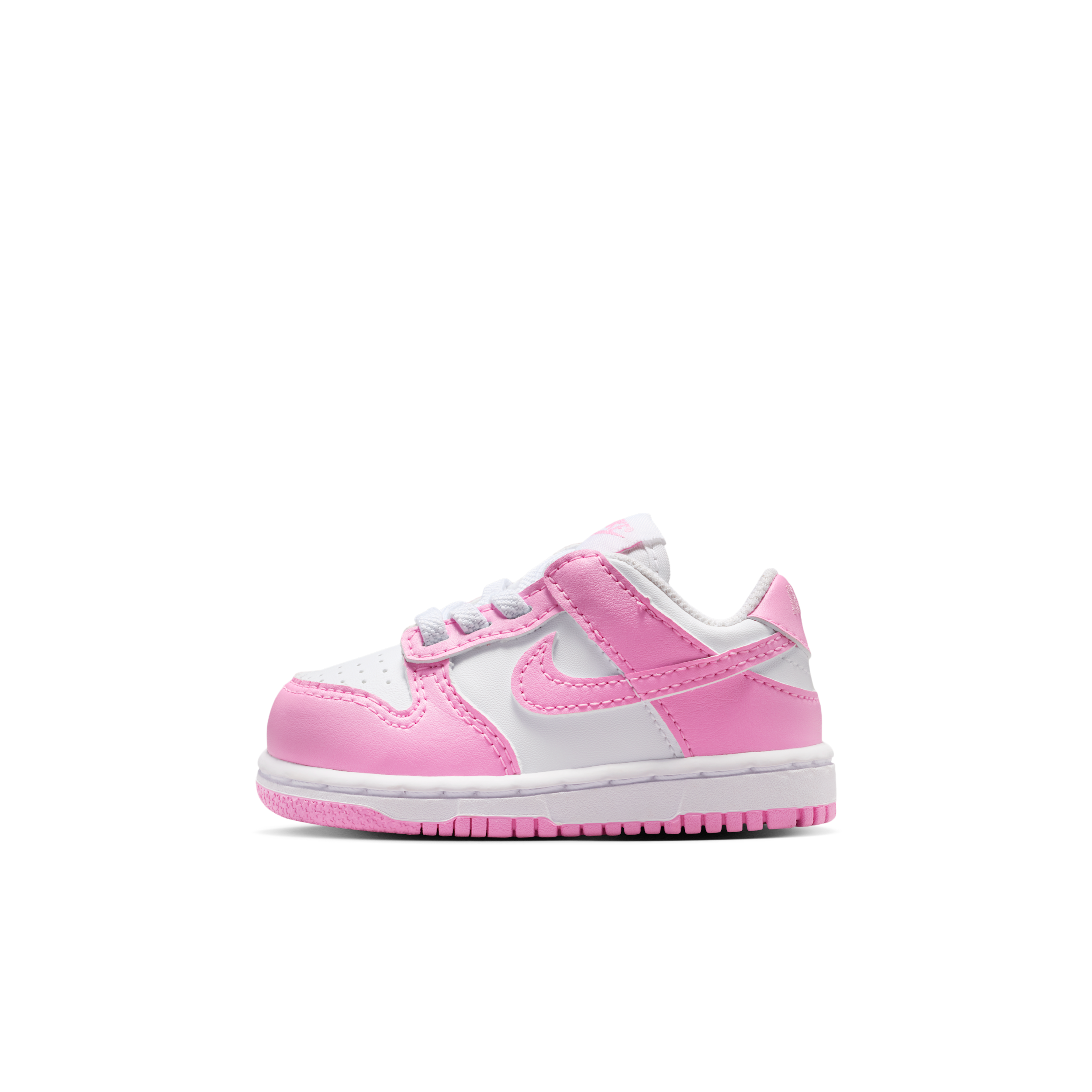 Nike Dunk Low N - Girls' Toddler Shoes White/Pink Rise Size 08.0