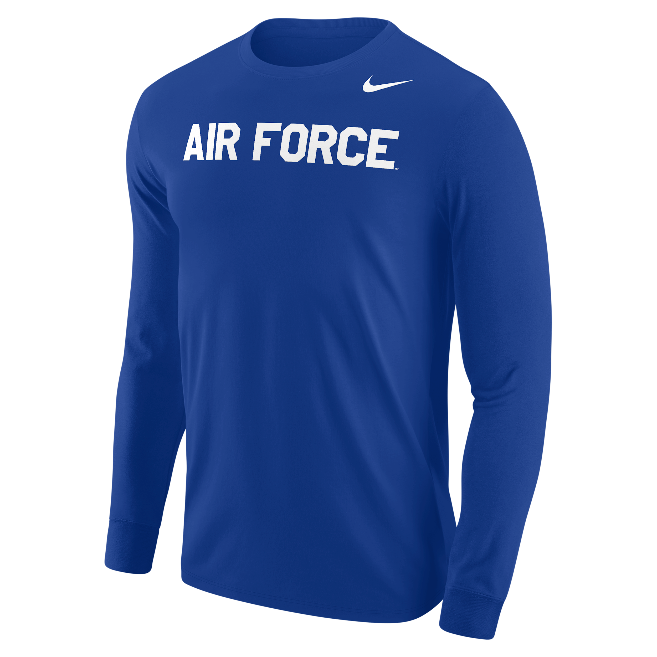 Air Force Falcons Nike Men's Football Long-Sleeve T-Shirt in Blue | M12333P397USAA-RYL
