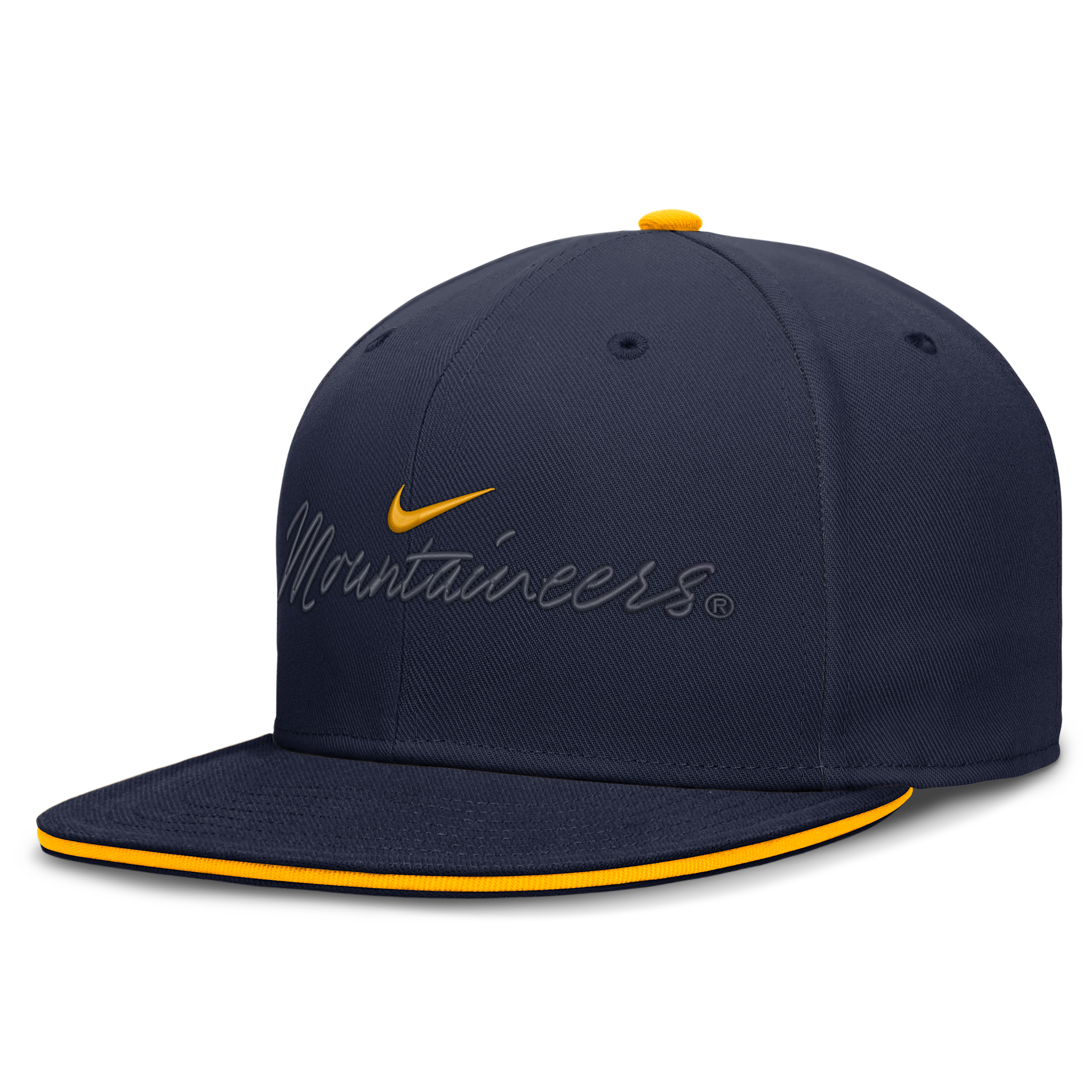 West Virginia Pro Nike Men's Dri-FIT College Fitted Hat in Blue | NC1141SWVN-A2C