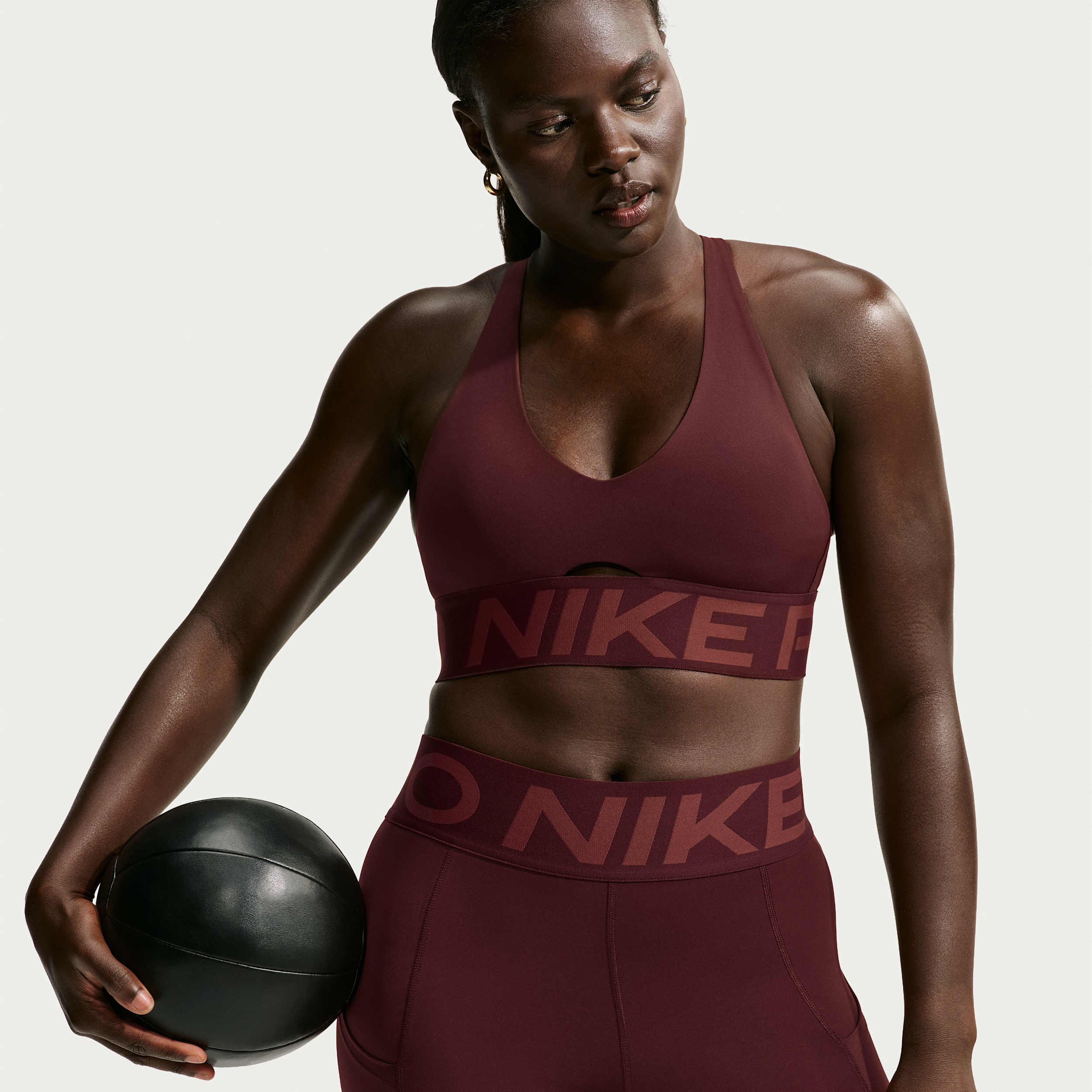 Women's Nike Pro Sculpt Medium-Support Padded Sports Bra in Purple | IB9896-658