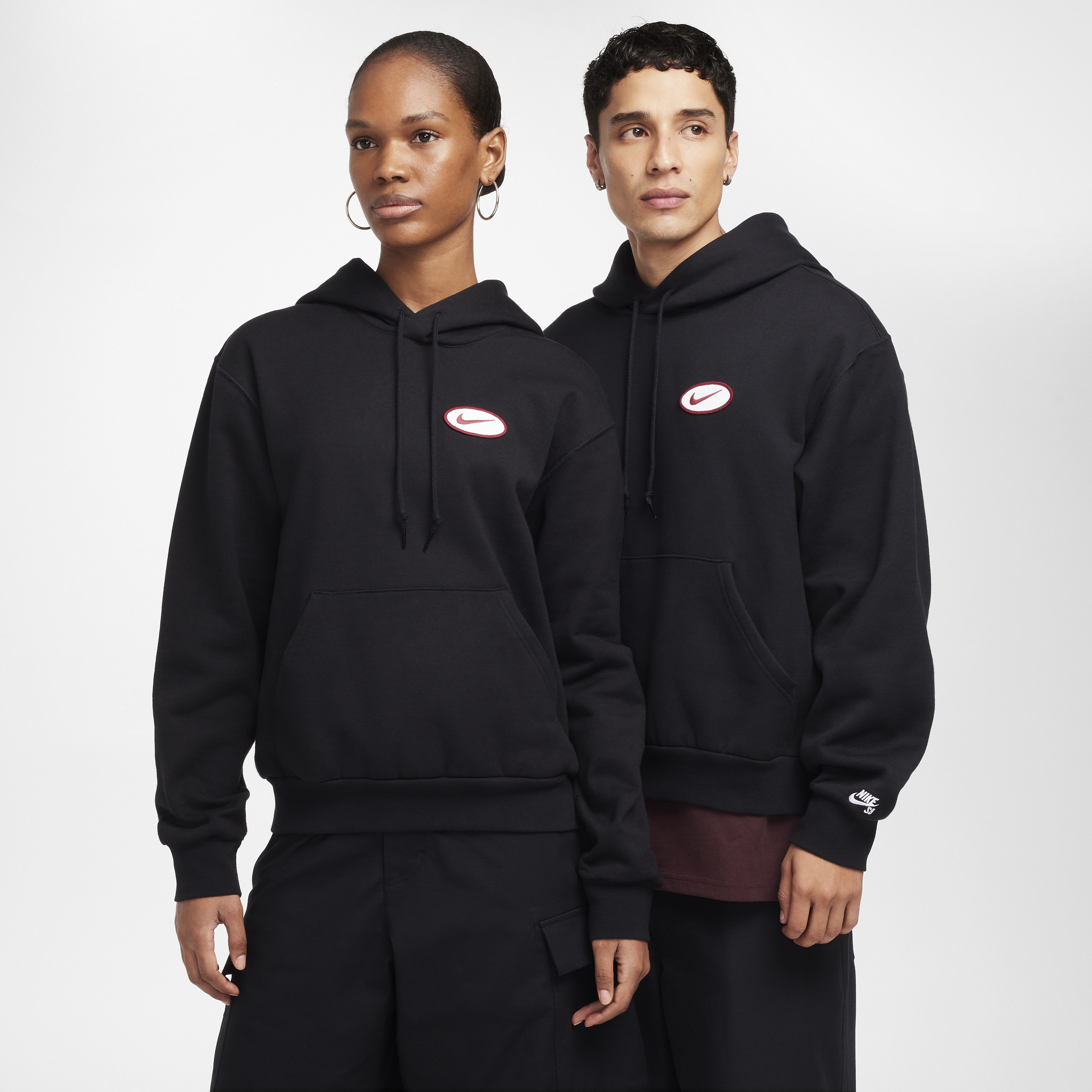 Nike Unisex  Sb Skate Fleece Hoodie In Black