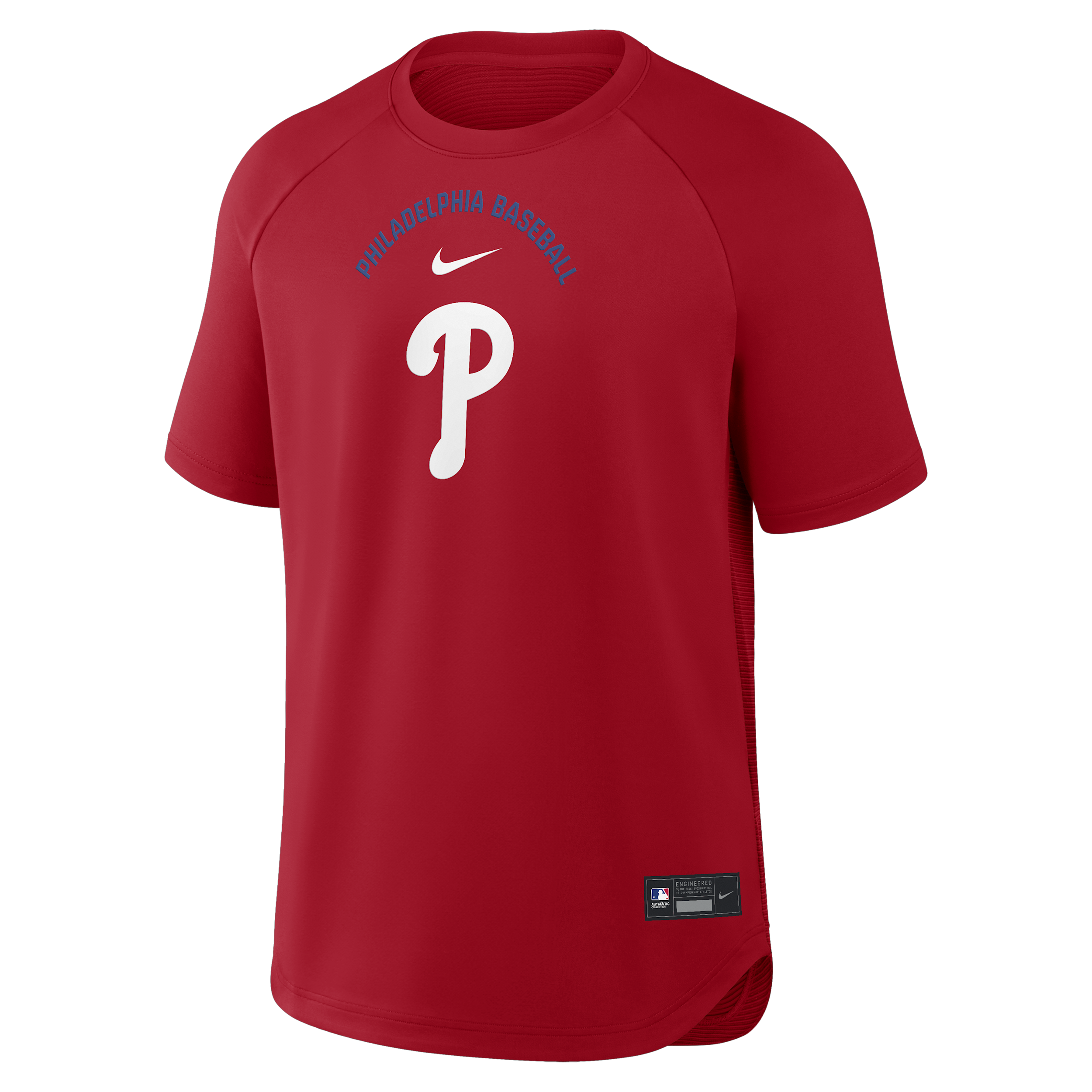 Philadelphia Phillies Authentic Collection Batting Practice Pregame Nike Men's Dri-FIT MLB Top in Red | 04HG163NPP-7DX