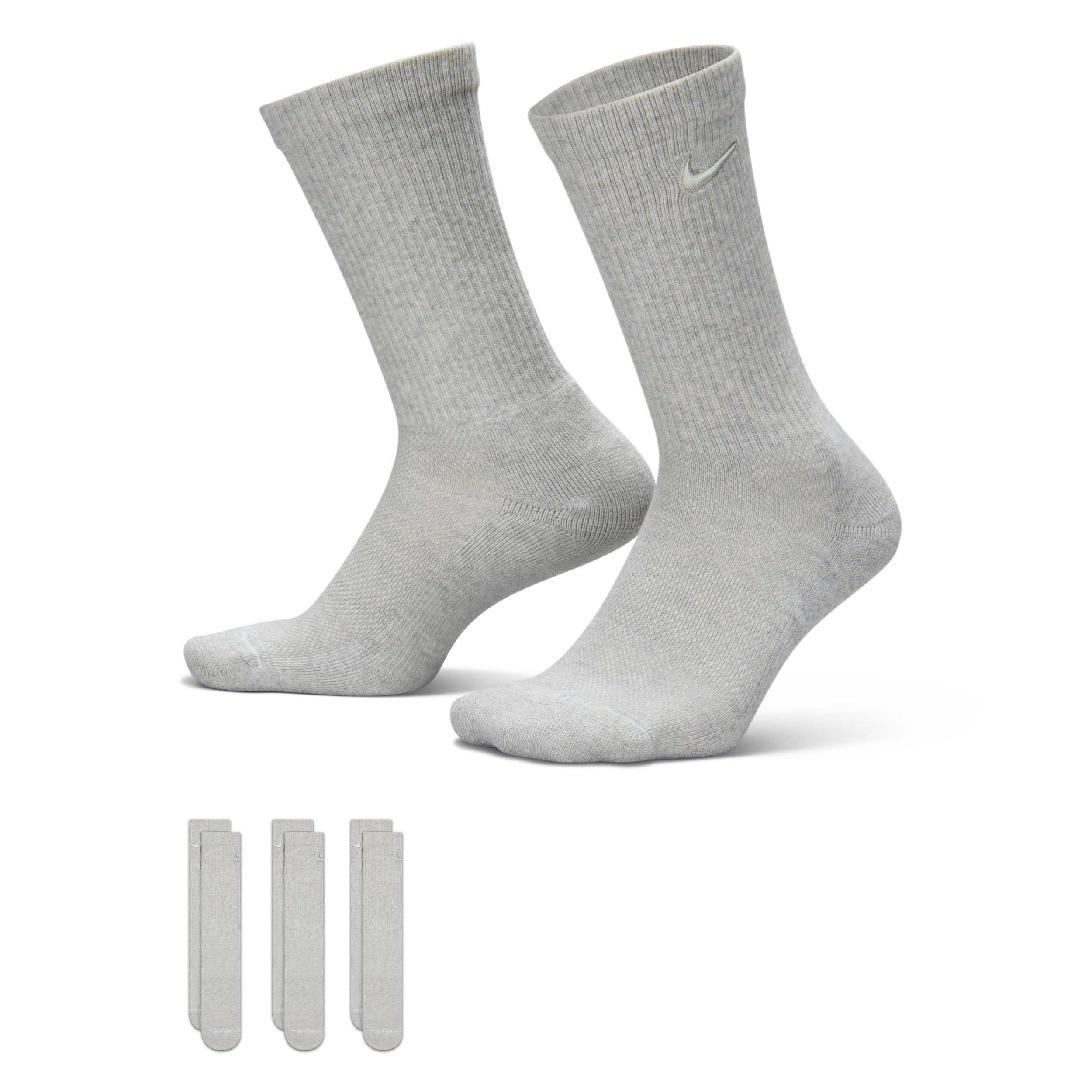 Nike Unisex Everyday Elevated Crew Socks (3 Pairs) in Multicolor | IH8604-904