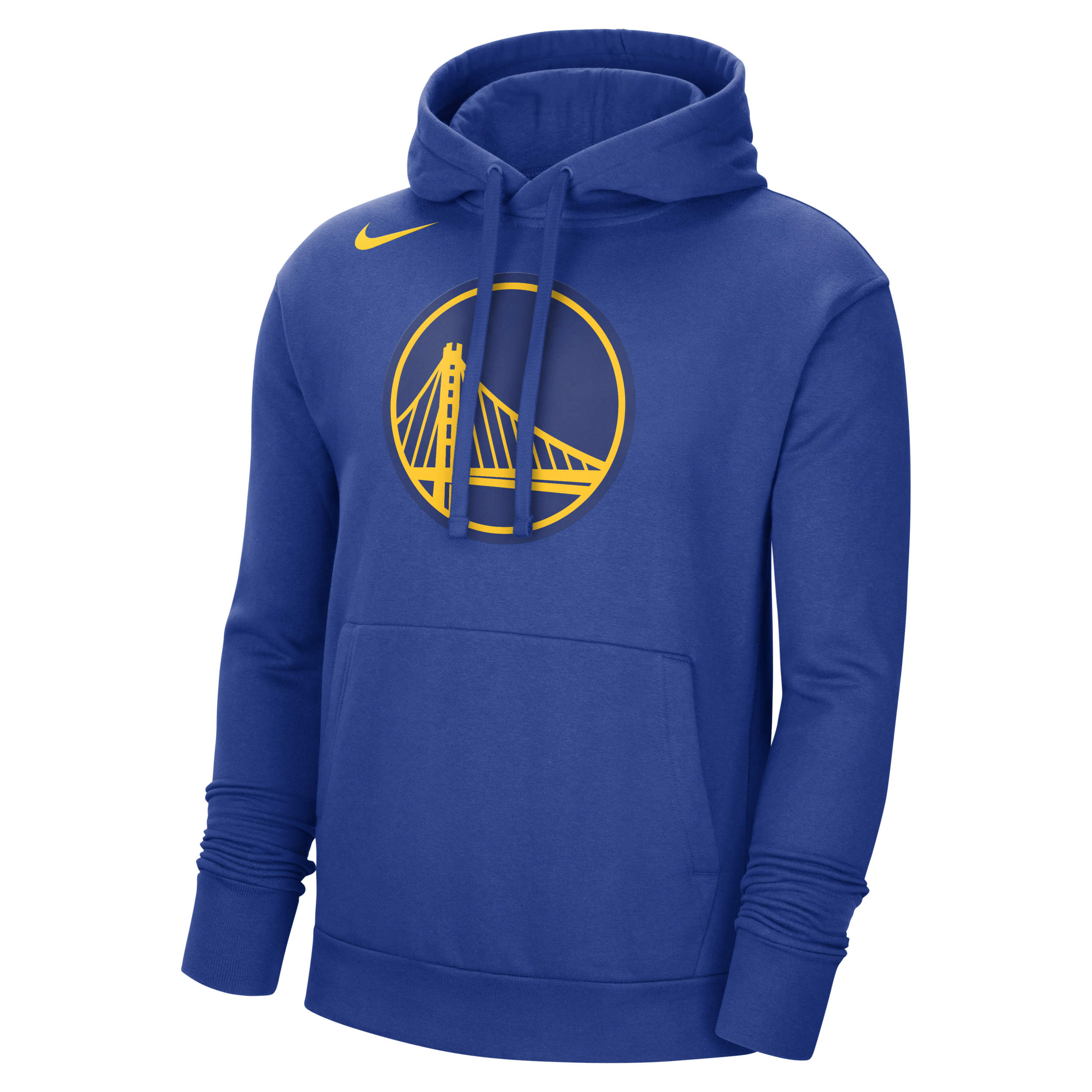 Nike Golden State Warriors  Men's Nba Fleece Pullover Hoodie In Blue