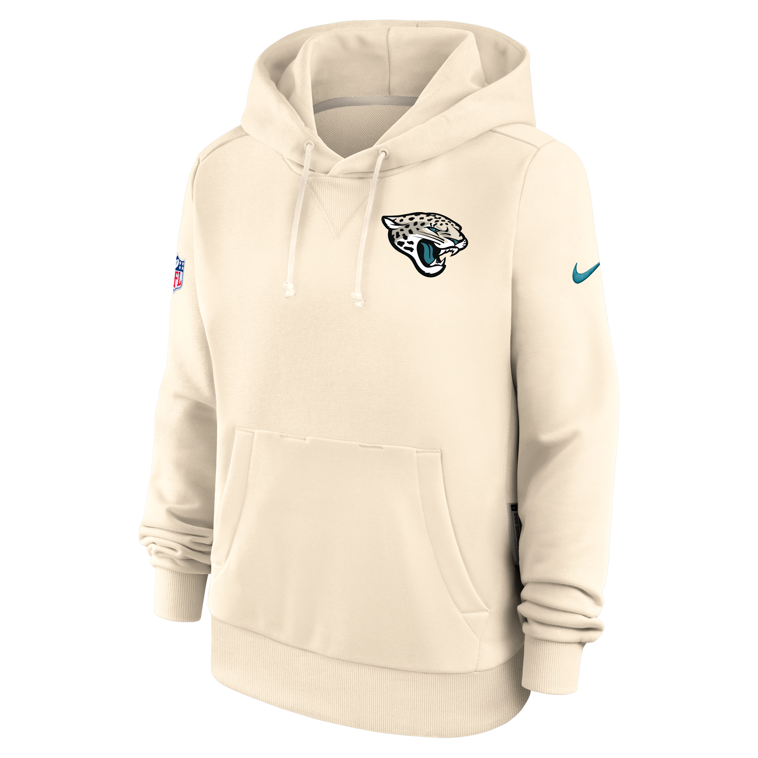 Jacksonville Jaguars Rivalries Collection Sideline Nike Women's Dri-FIT NFL Pullover Hoodie in Brown | 03C315A9N-VAW