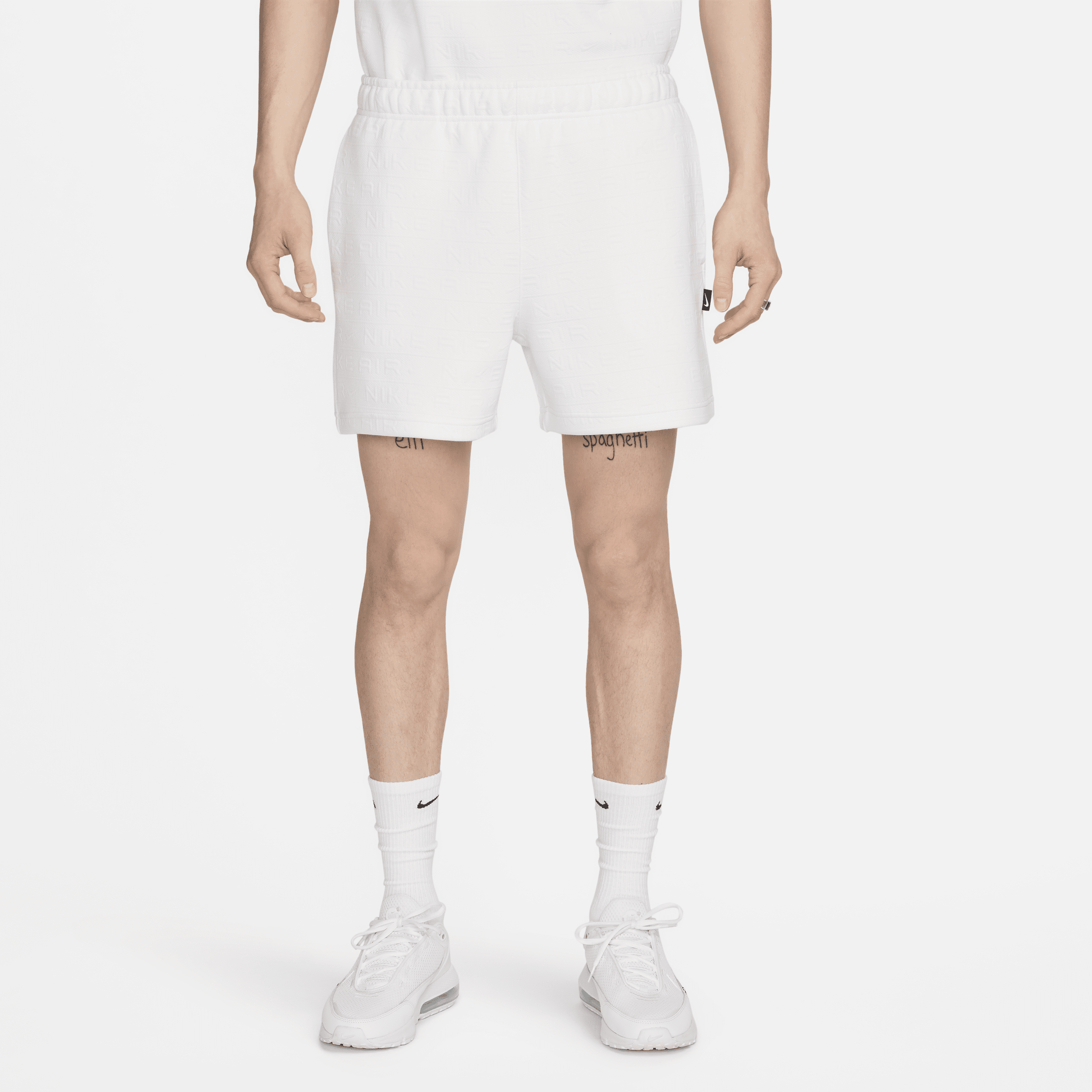 Shop Nike Men's  Sportswear Air Shorts In White