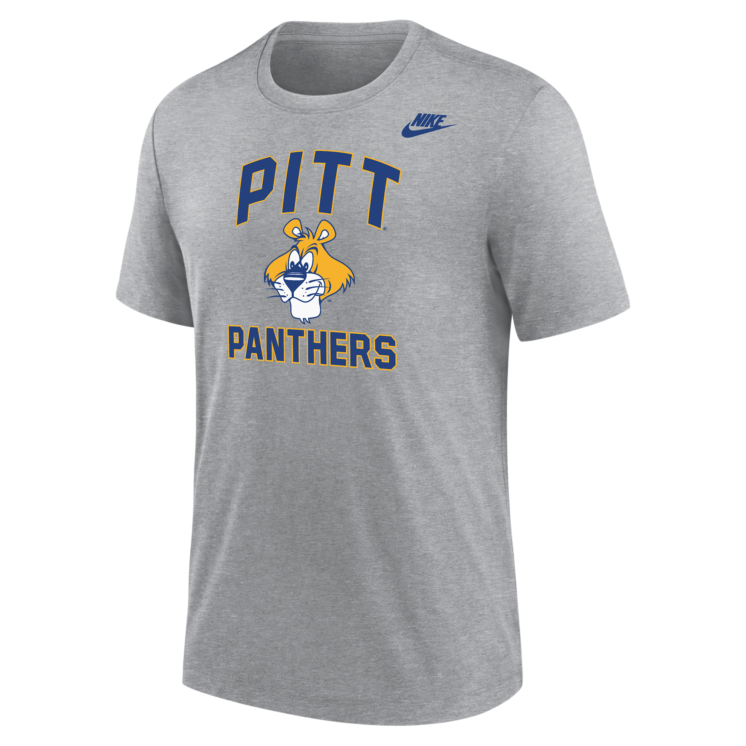 Pittsburgh Panthers Nike Men's Football Tri-Blend T-Shirt in Grey | M21372P396PTBG-DGH
