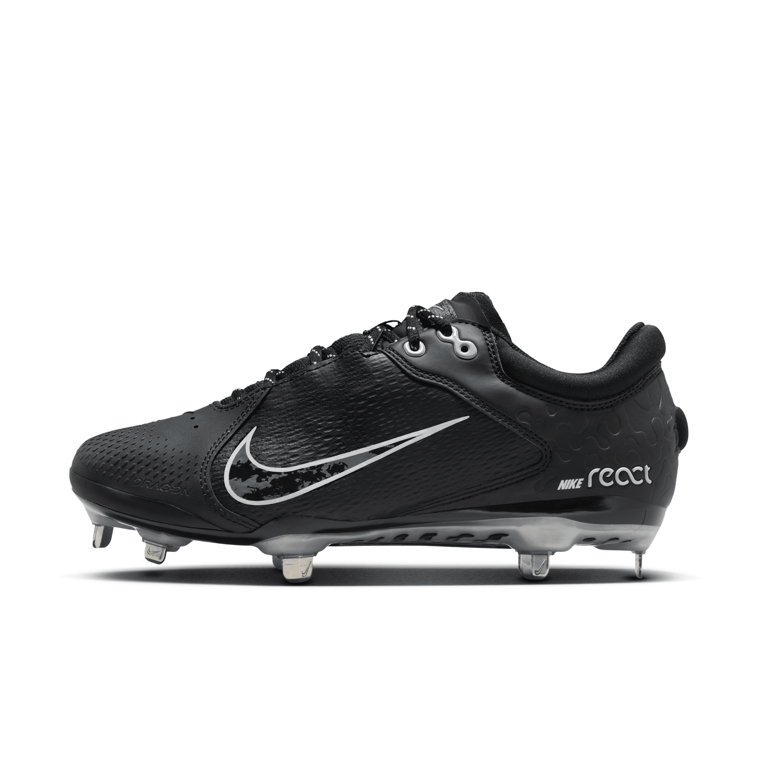 Nike Women's Hyperdiamond 4 Elite Softball Cleats in Black | FZ0923-001