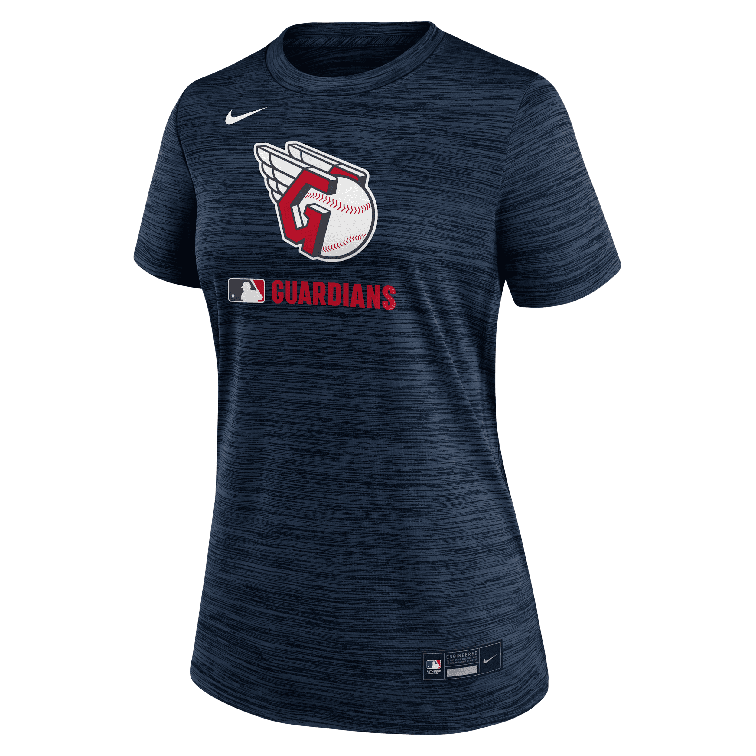Nike Cleveland Guardians Authentic Collection Velocity Women's Dri-fit Mlb T-shirt In Blue