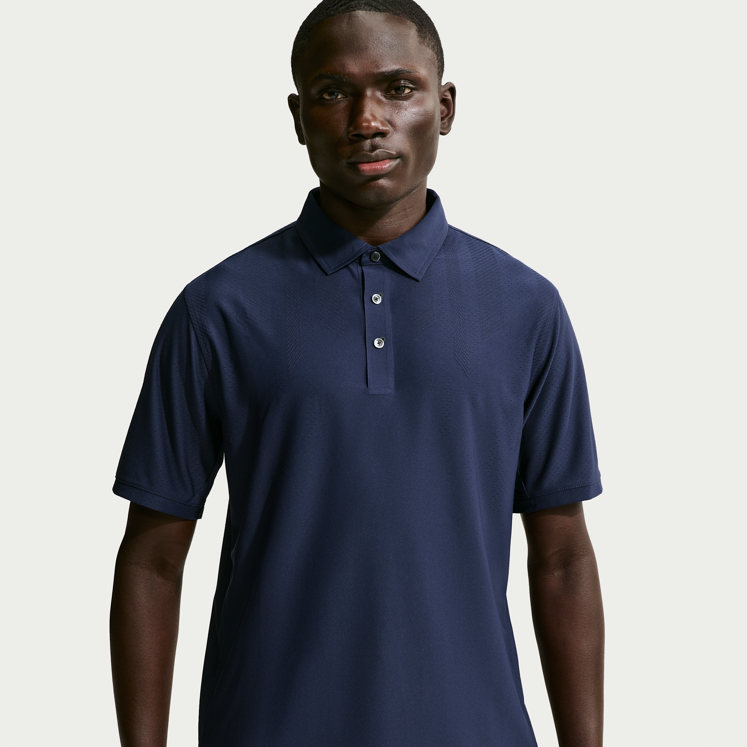 Nike Men's Tailored Performance Dri-FIT Solid Golf Polo, XL, College Navy