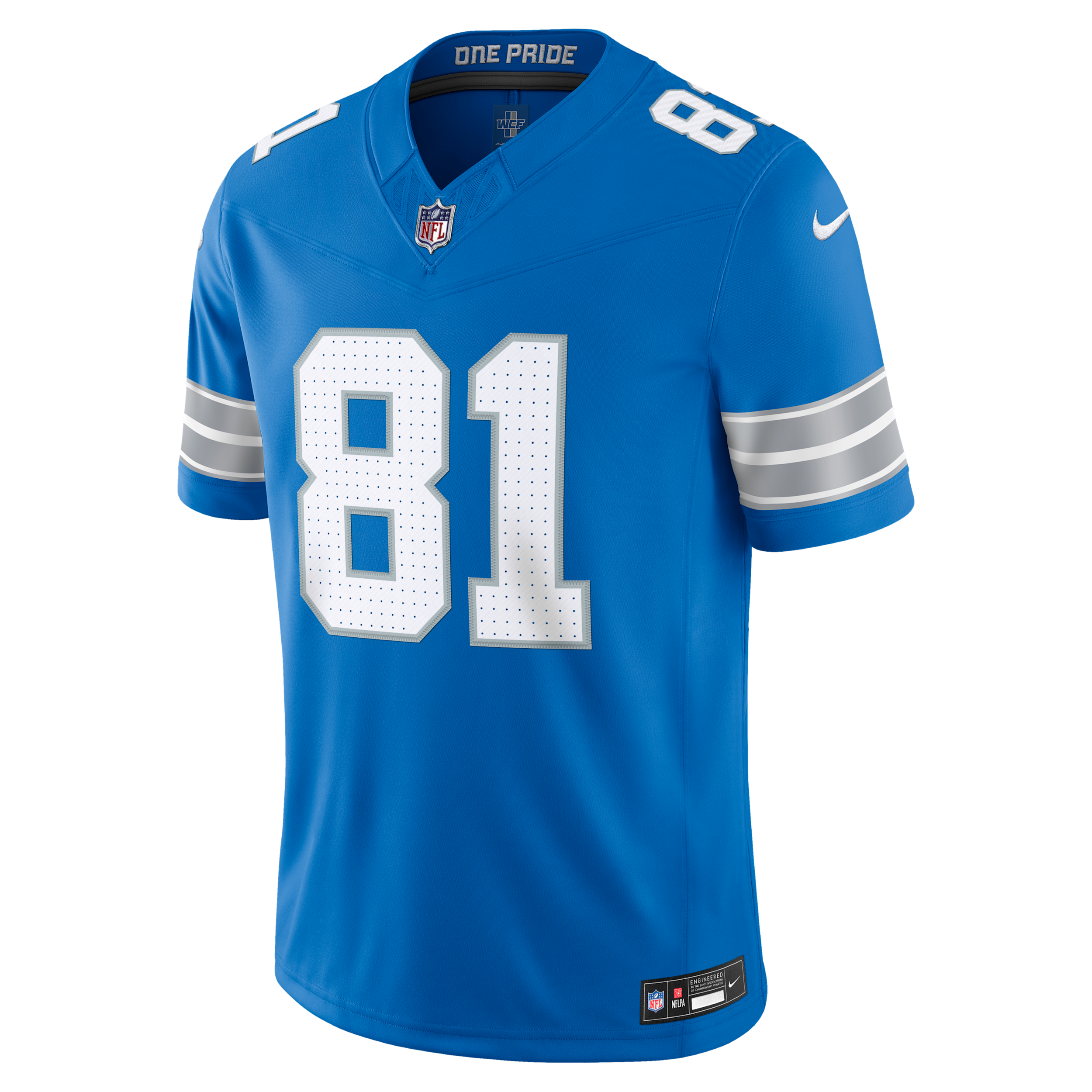 Calvin Johnson Detroit Lions Retired Nike Men's Dri-FIT NFL Limited Jersey in Blue | 37NM0B9KW1K-0D3