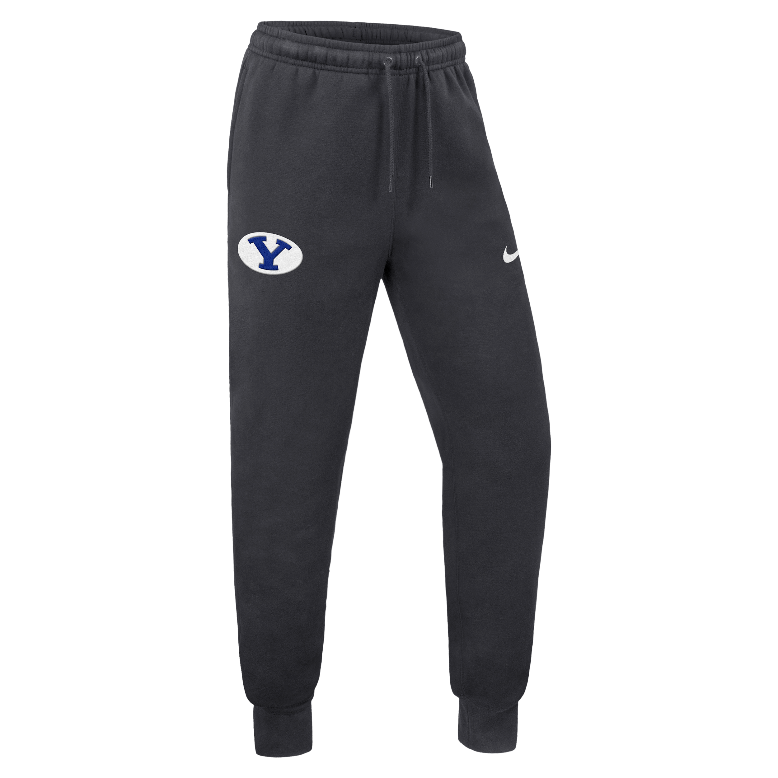 Nike Men's College Club (BYU) Fleece Jogger Pants in Grey | IV8044-060