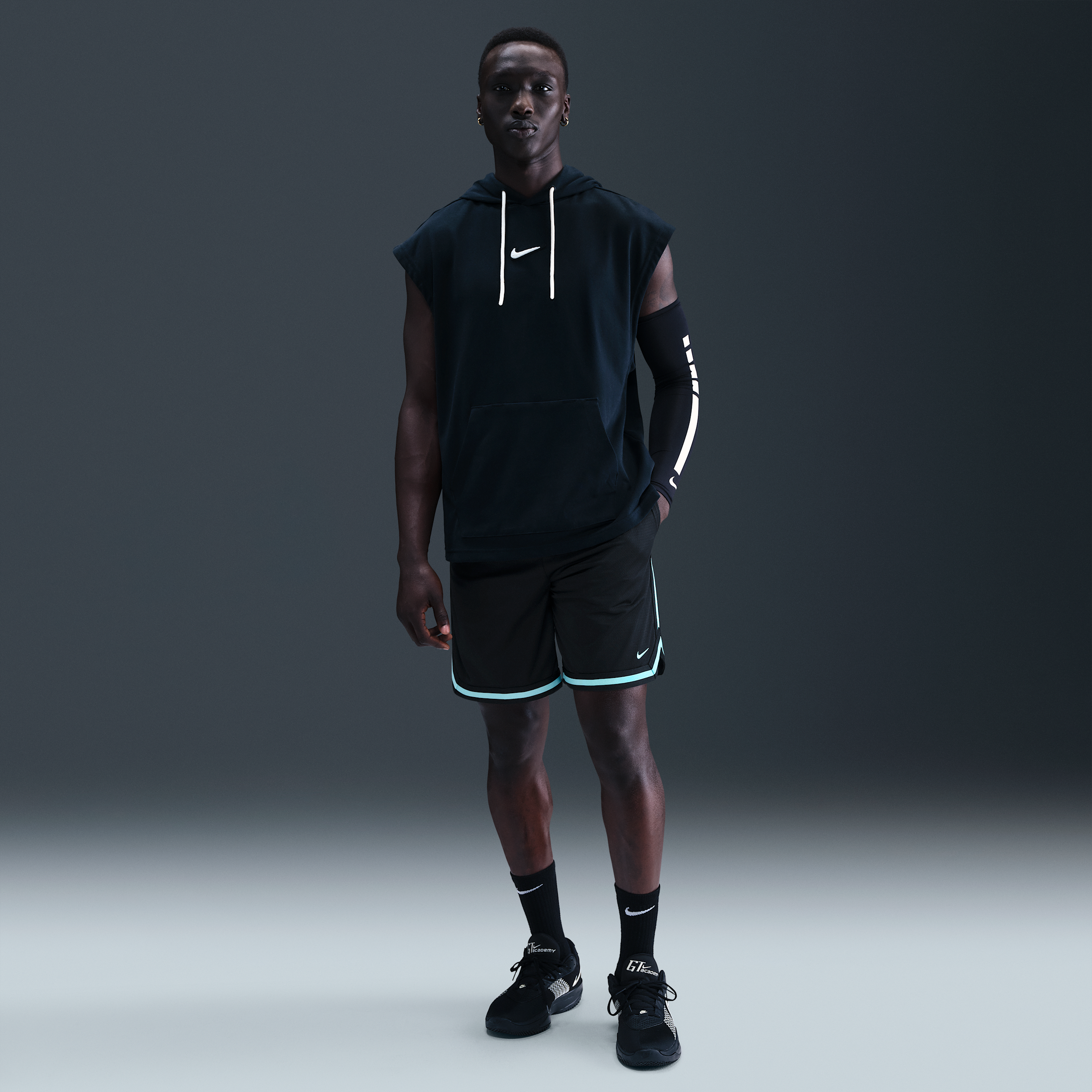 Nike Men's Dna Dri-fit 8" Basketball Shorts In Black