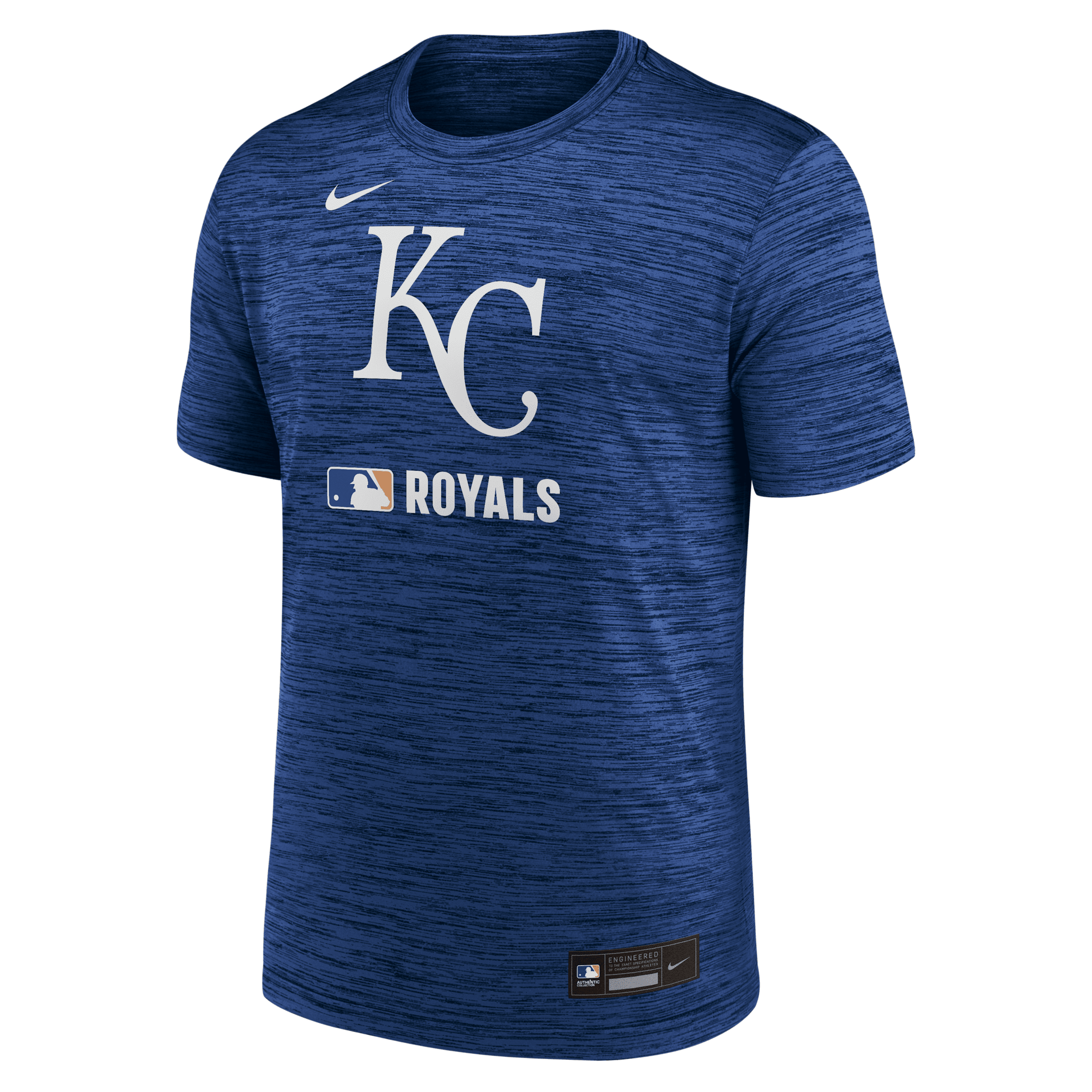 Nike Kansas City Royals Authentic Collection Velocity  Men's Dri-fit Mlb T-shirt In Blue