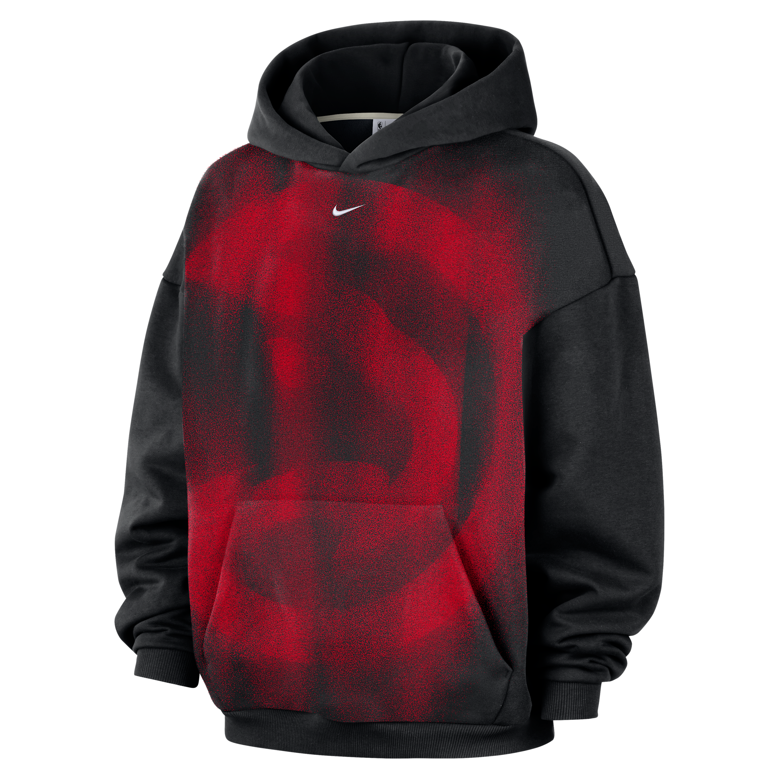 Nike Adult Atlanta Hawks Worn With Obsession Standard Issue Therma Fleece Icon Hoodie, Men's, Medium, Black
