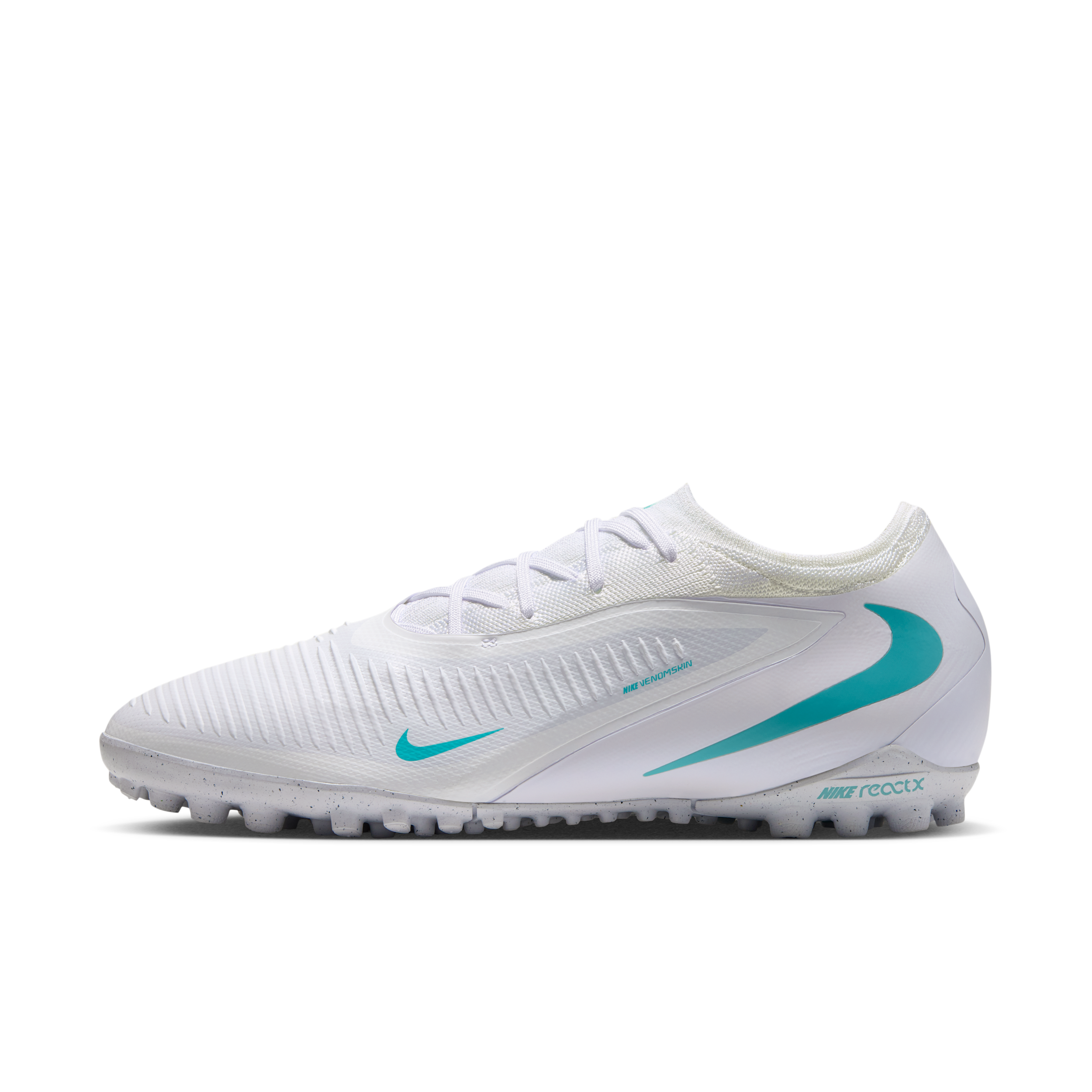 Nike Men's Phantom 6 Low Pro Turf Soccer Shoes in White | HJ4123-102