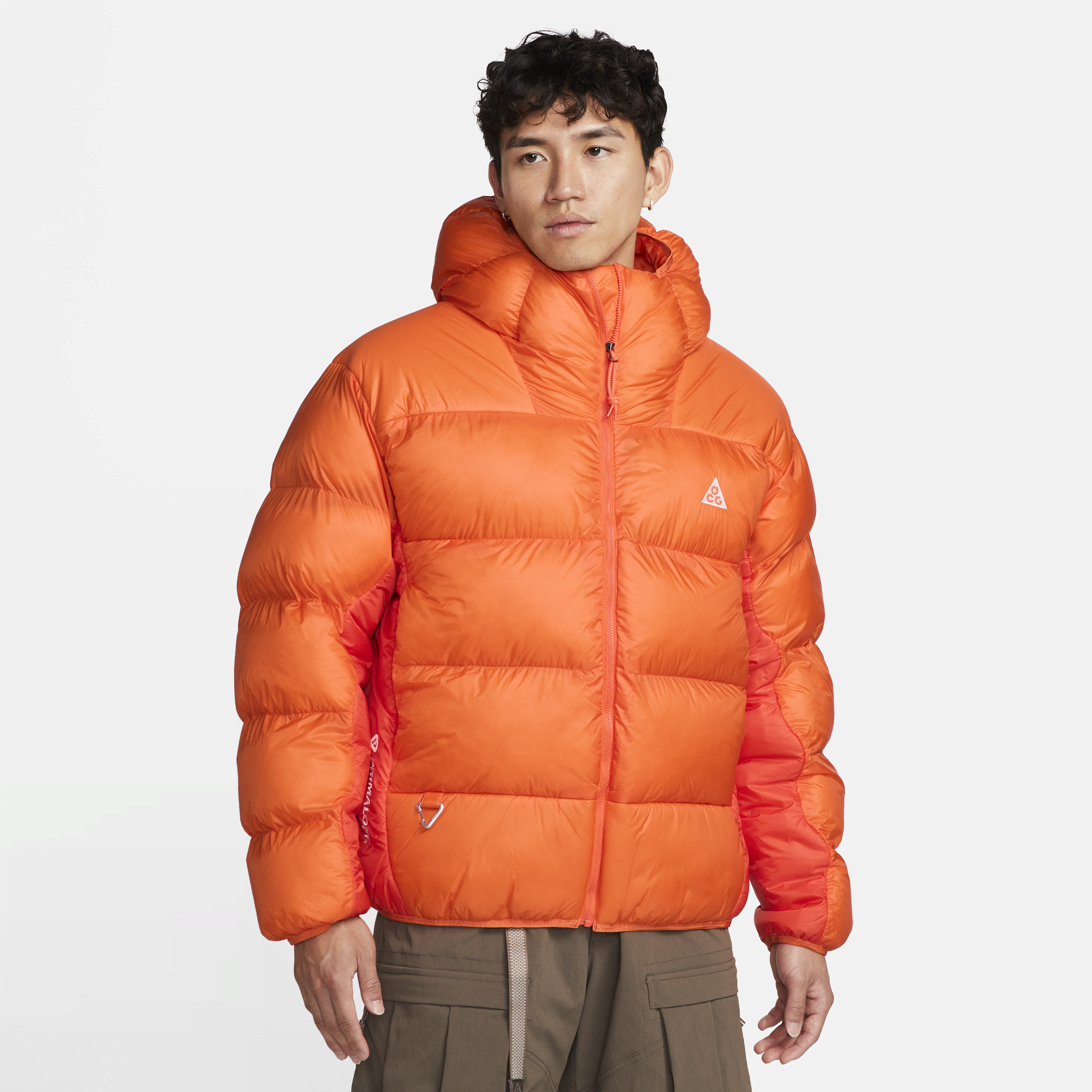 Nike Unisex Therma-fit Adv Acg "lunar Lake" Puffer Jacket In Orange