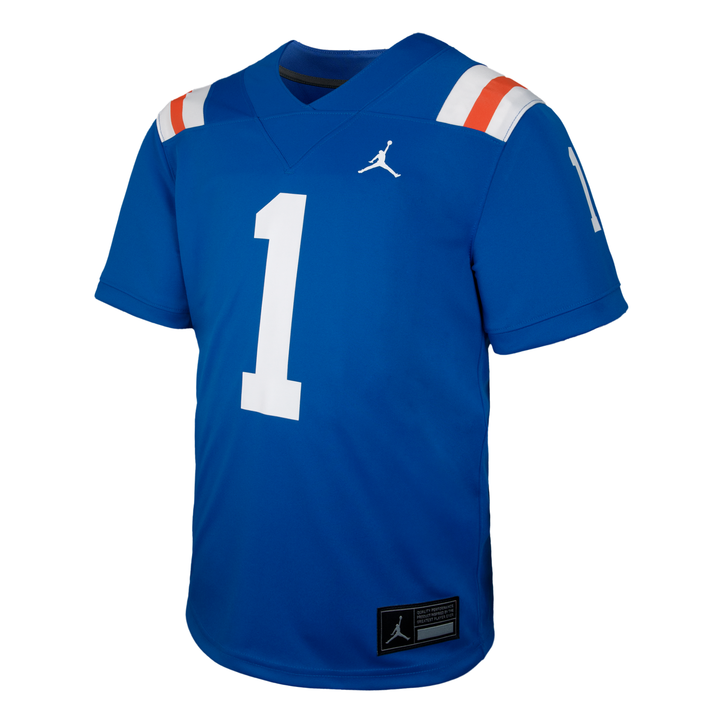 Jordan Big Boys and Girls 1 Royal Florida Gators Alternate Football Game Jersey - Royal