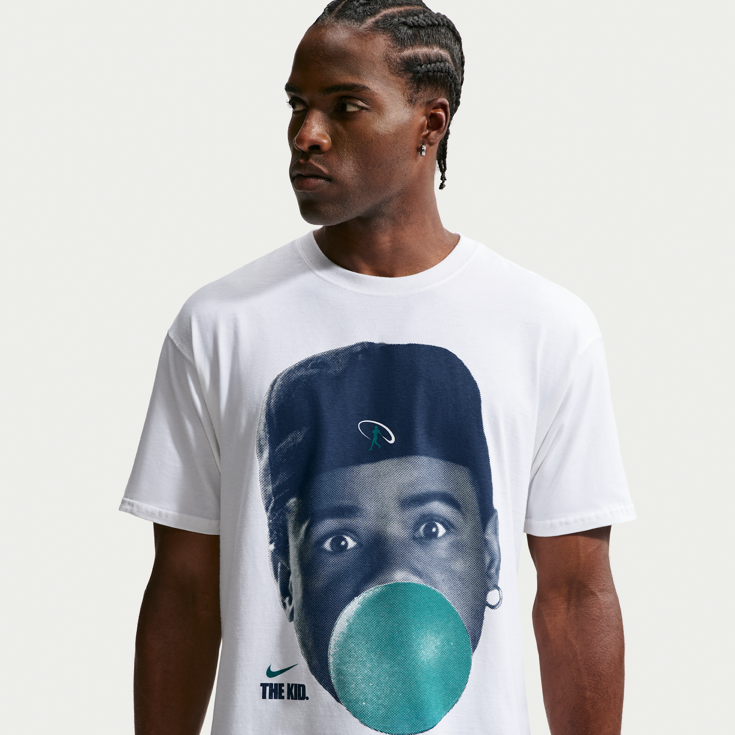 Men's Nike Sportswear "Ken Griffey Jr." Max90 Short-Sleeve T-Shirt in White | IW3029-100