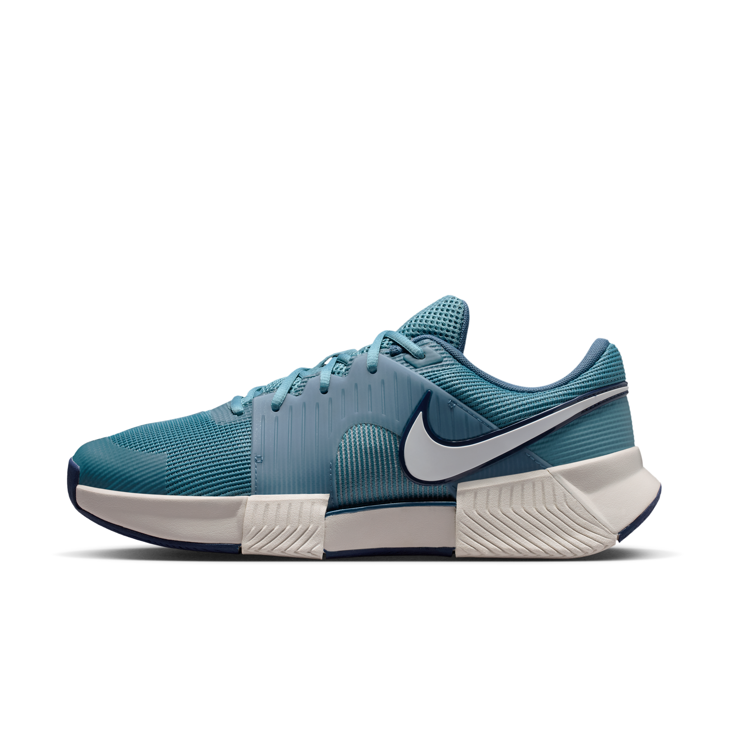 Nike Men's GP Challenge 1.5 Tennis Shoes, Size 7, Smokey Blue/White-Light Bone-New Slate