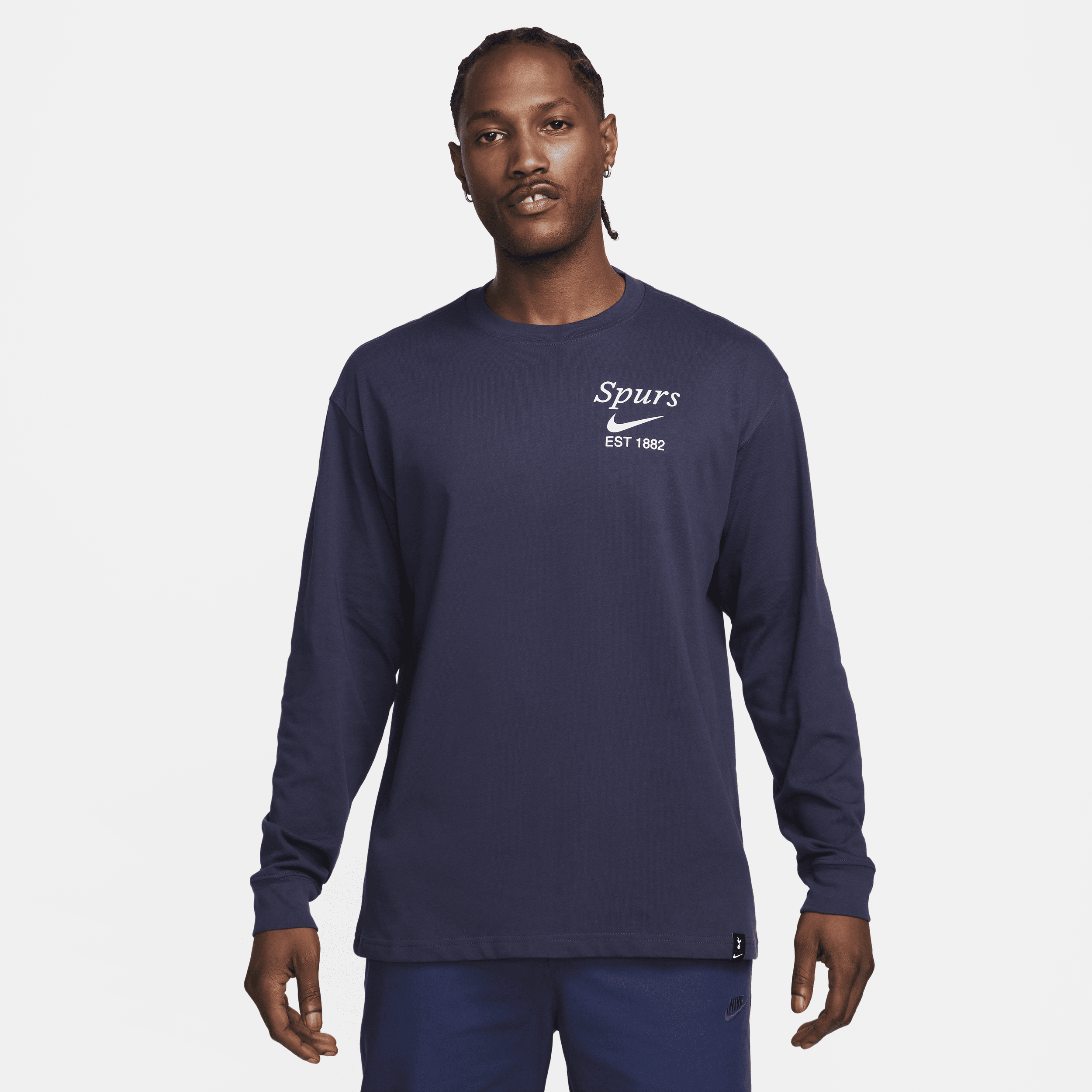 Nike Tottenham Hotspur  Men's Soccer Max90 Long-sleeve T-shirt In Blue