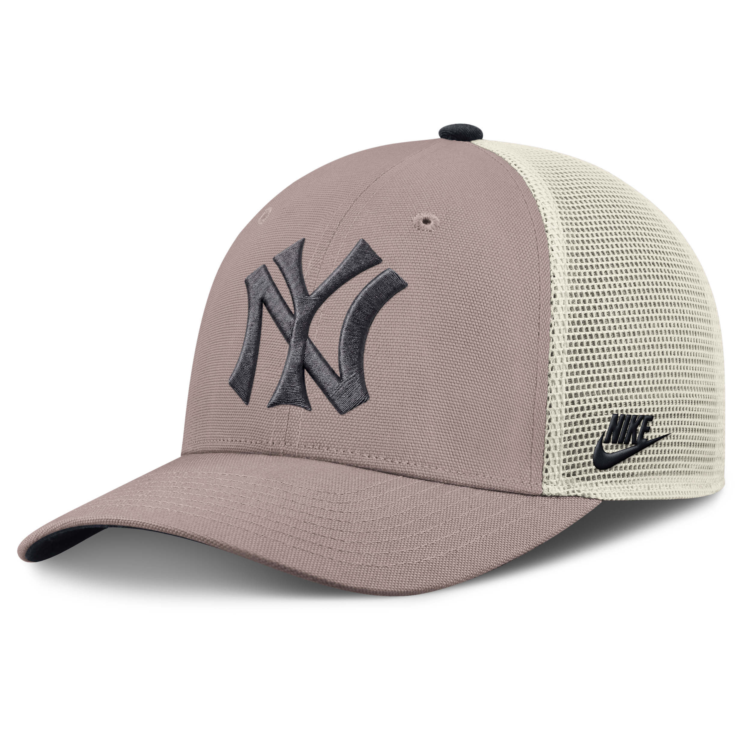 New York Yankees Cooperstown Rise Nike Men's MLB Adjustable Trucker Hat in Brown | NB1L0M6HN27-L4S