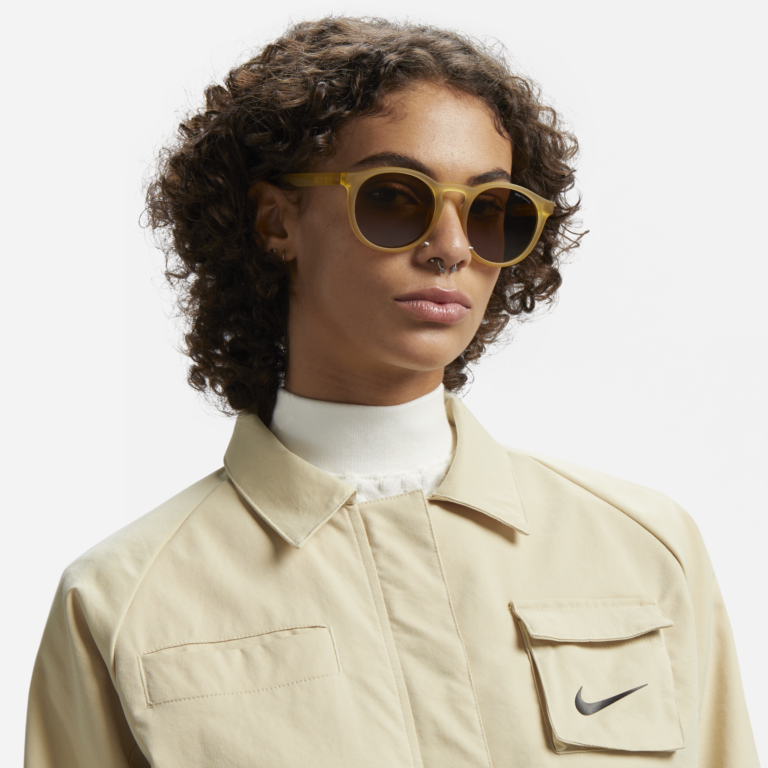Nike Unisex Swerve Sunglasses In Brown