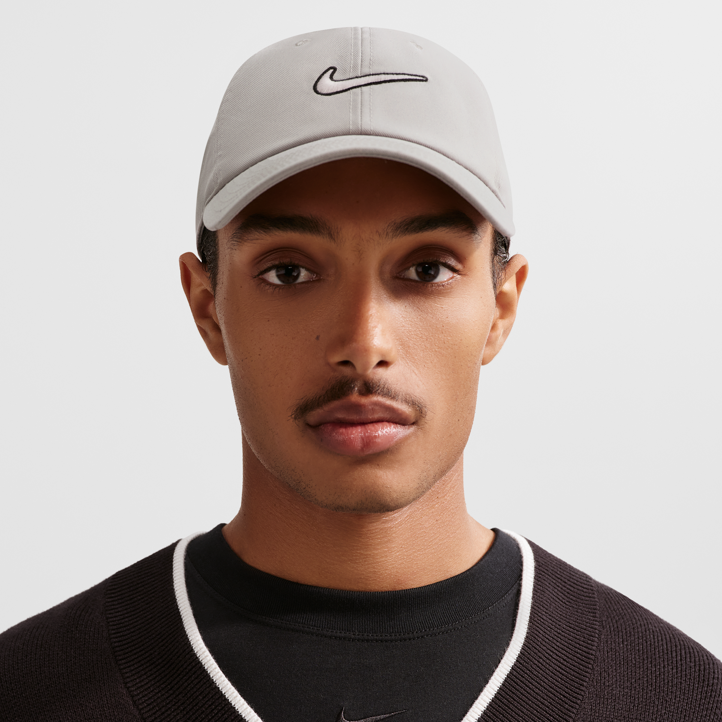 Nike Unisex Club Unstructured Swoosh Cap in Grey | FB5369-009