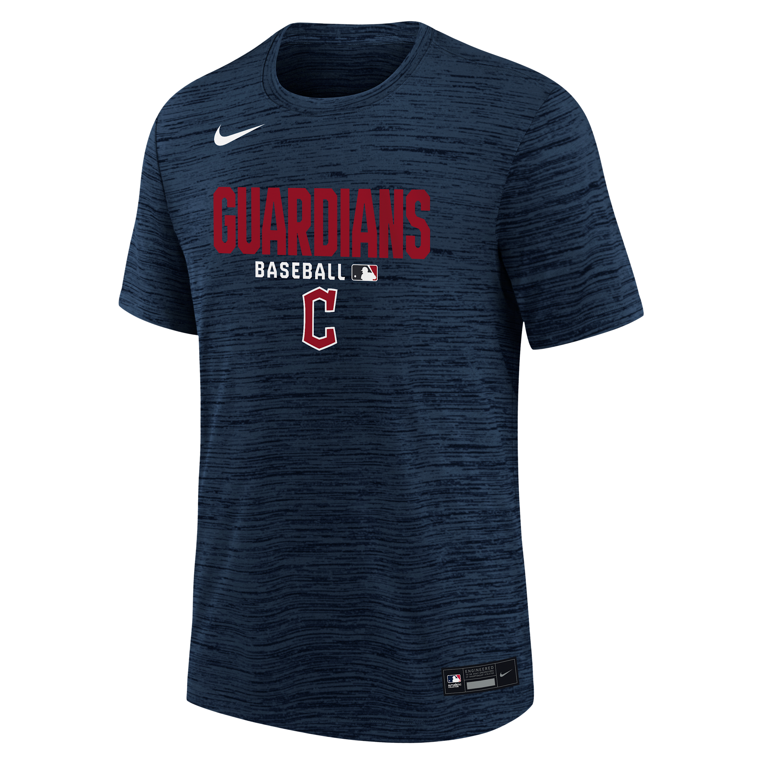 Cleveland Guardians Authentic Collection Velocity T-Shirt Big Kids' Nike Dri-FIT MLB T-Shirt in Blue | Z3B7NMKJGUA-NGH