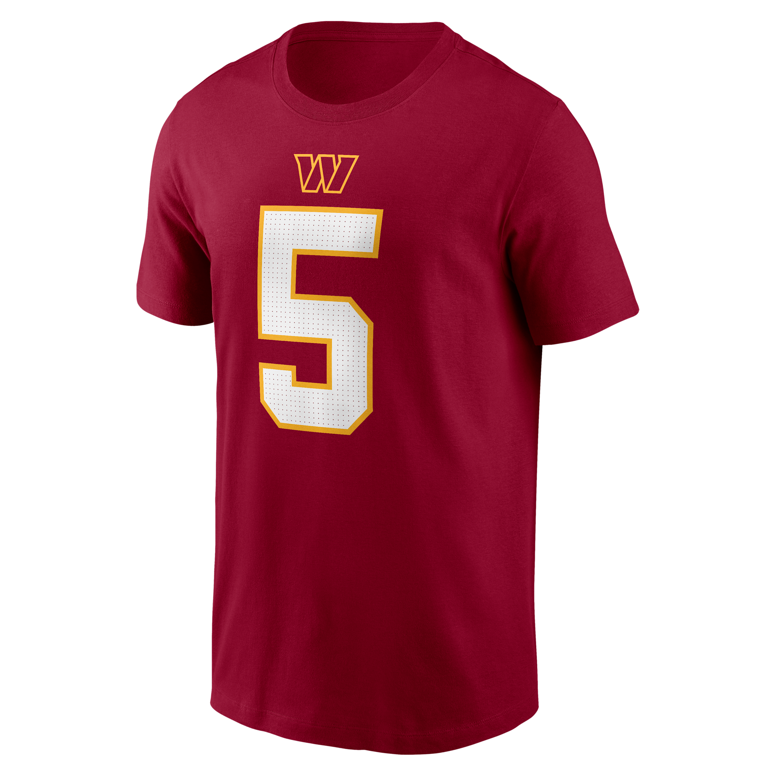 Nike Men's Jayden Daniels Burgundy Washington Commanders Name and Number T-Shirt - Burgundy