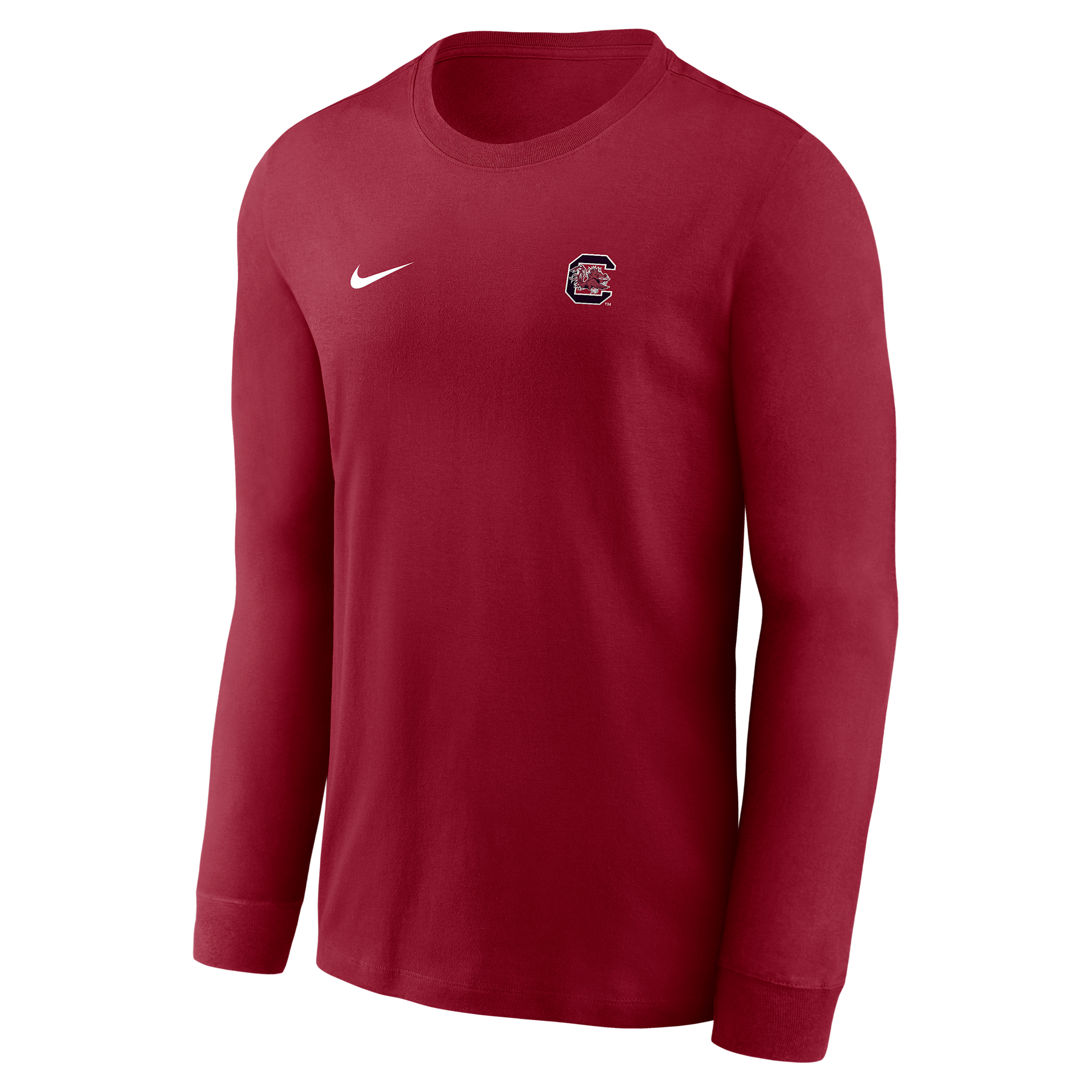 Nike Men's College Legend (South Carolina Gamecocks) Long-Sleeve T-Shirt in Red | M22284P643SCAR-CRM