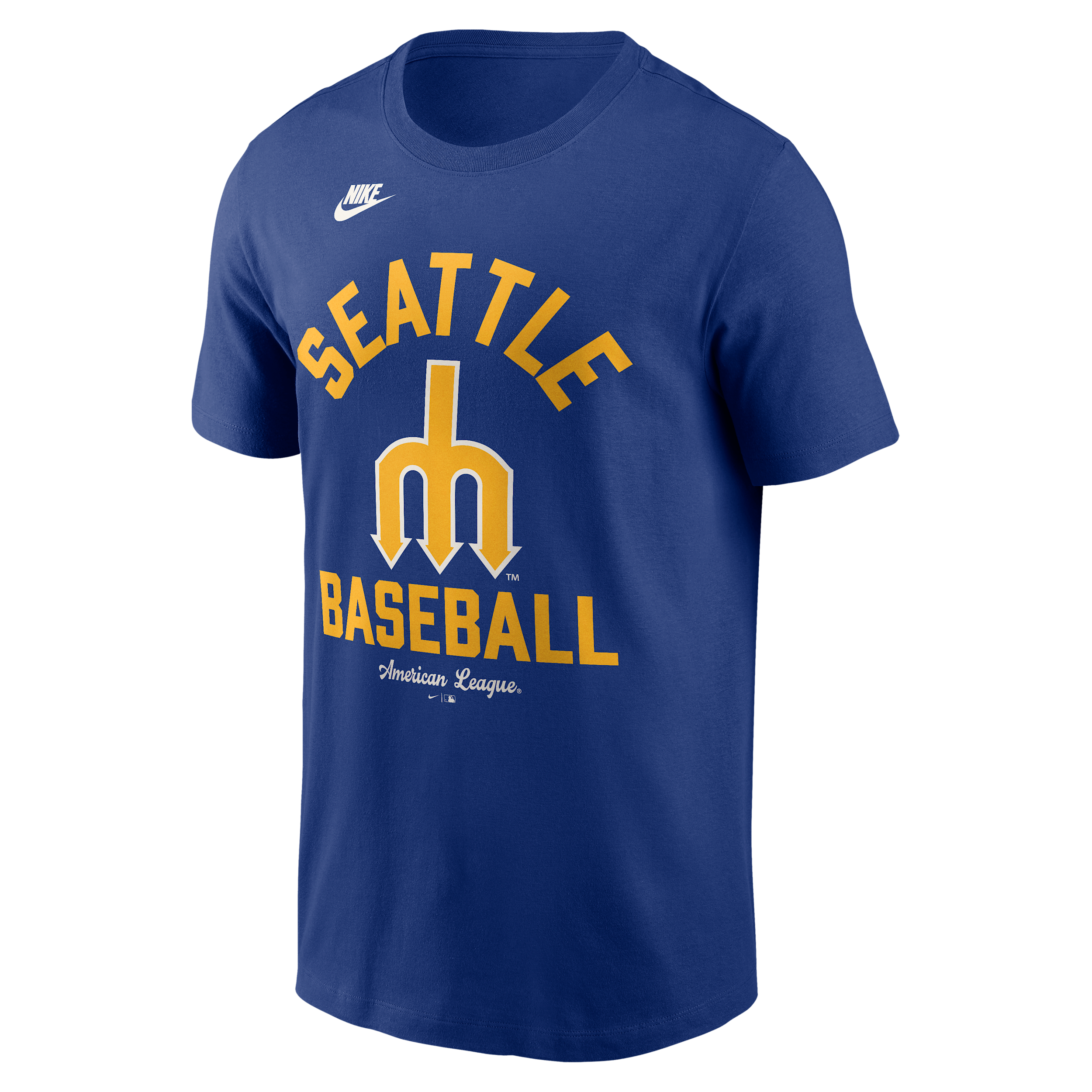 Seattle Mariners Cooperstown Nike Men’s MLB T-Shirt in Blue | N1994EWS77-079